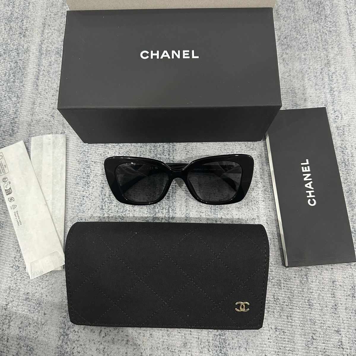 Chanel CHANEL 0CH5504 C622M3 SUNGLASSES Size ONE SIZE - 2 Thumbnail