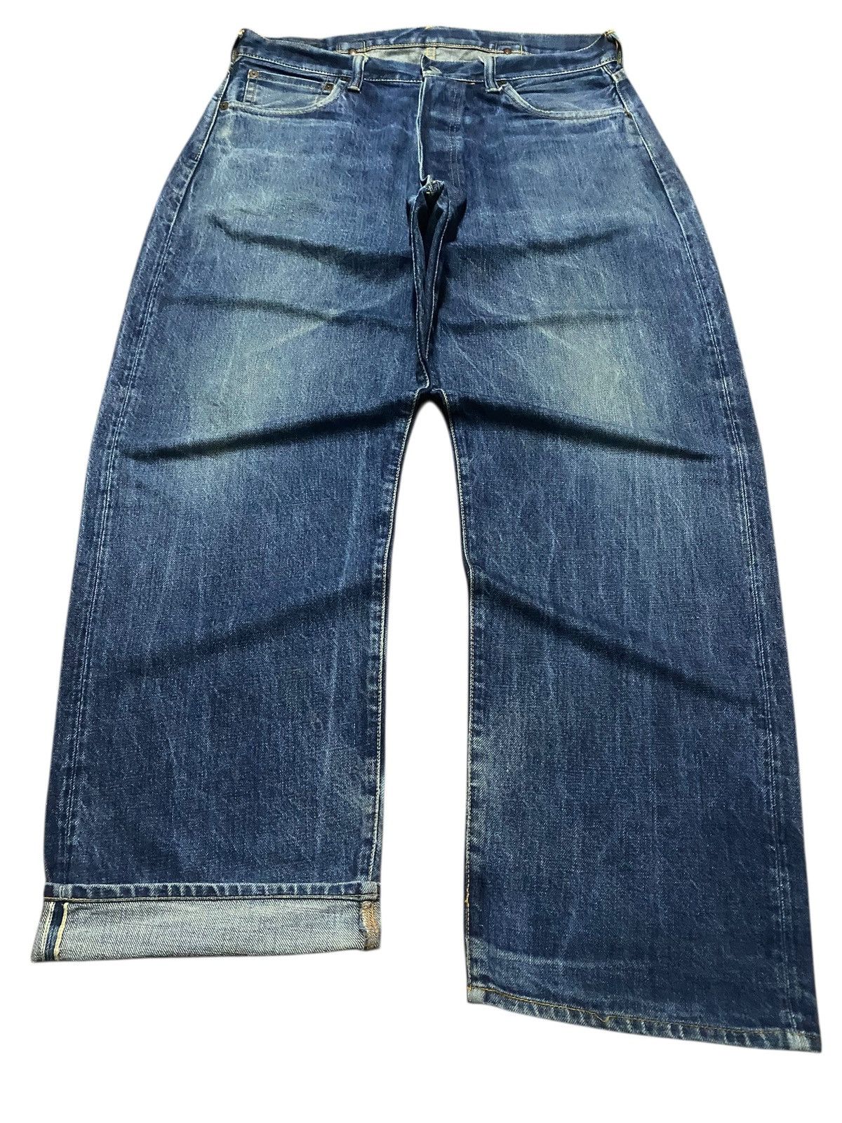 Evisu Vintage Evisu Yamane Selvedge Buckle Back Baggy Jeans Size US 34 / EU 50 - 1 Thumbnail
