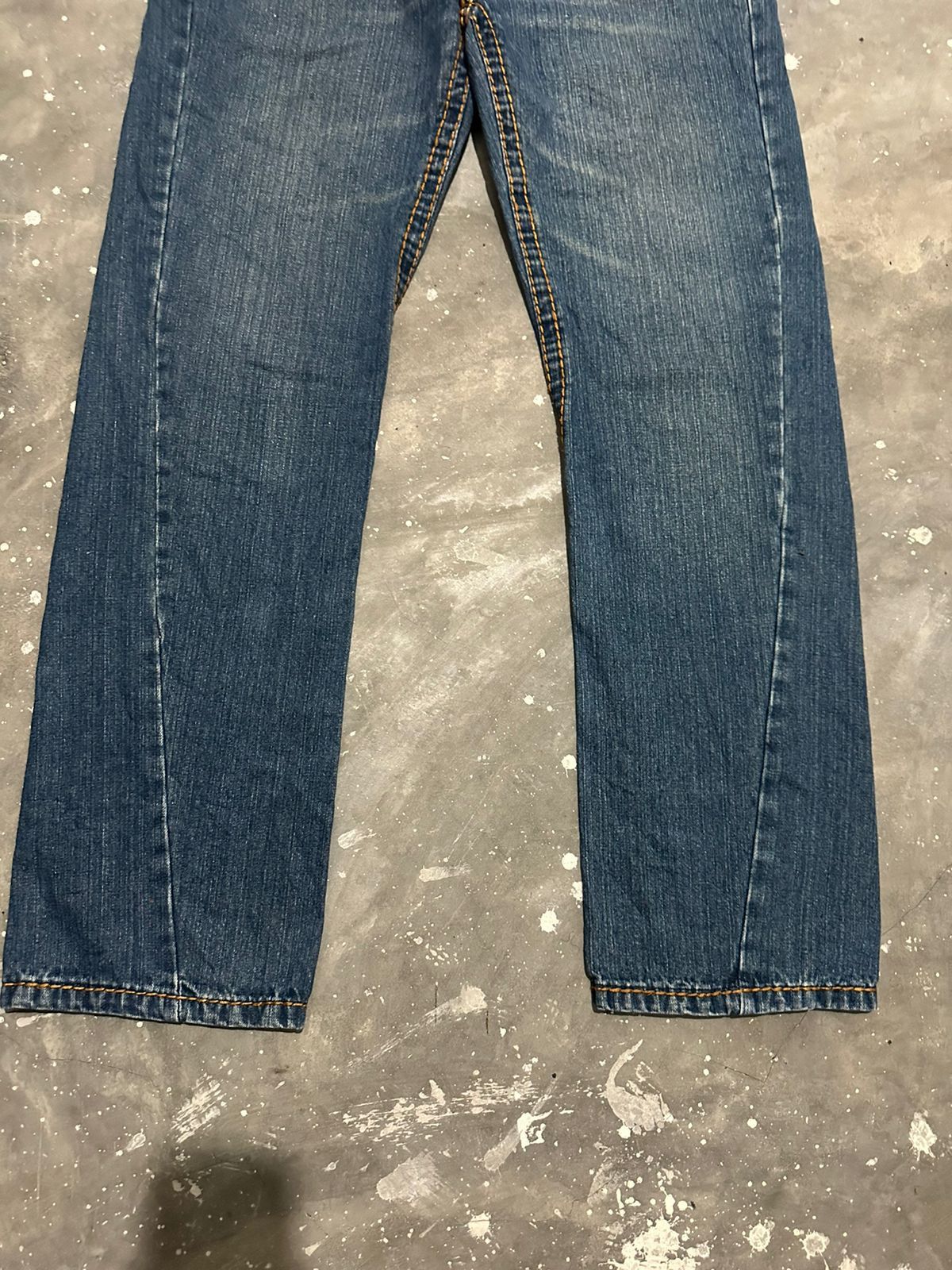 True Religion 🔥Rare!!! True Religion Sequin Logo Joey Super T Jeans Size US 34 / EU 50 - 8 Thumbnail