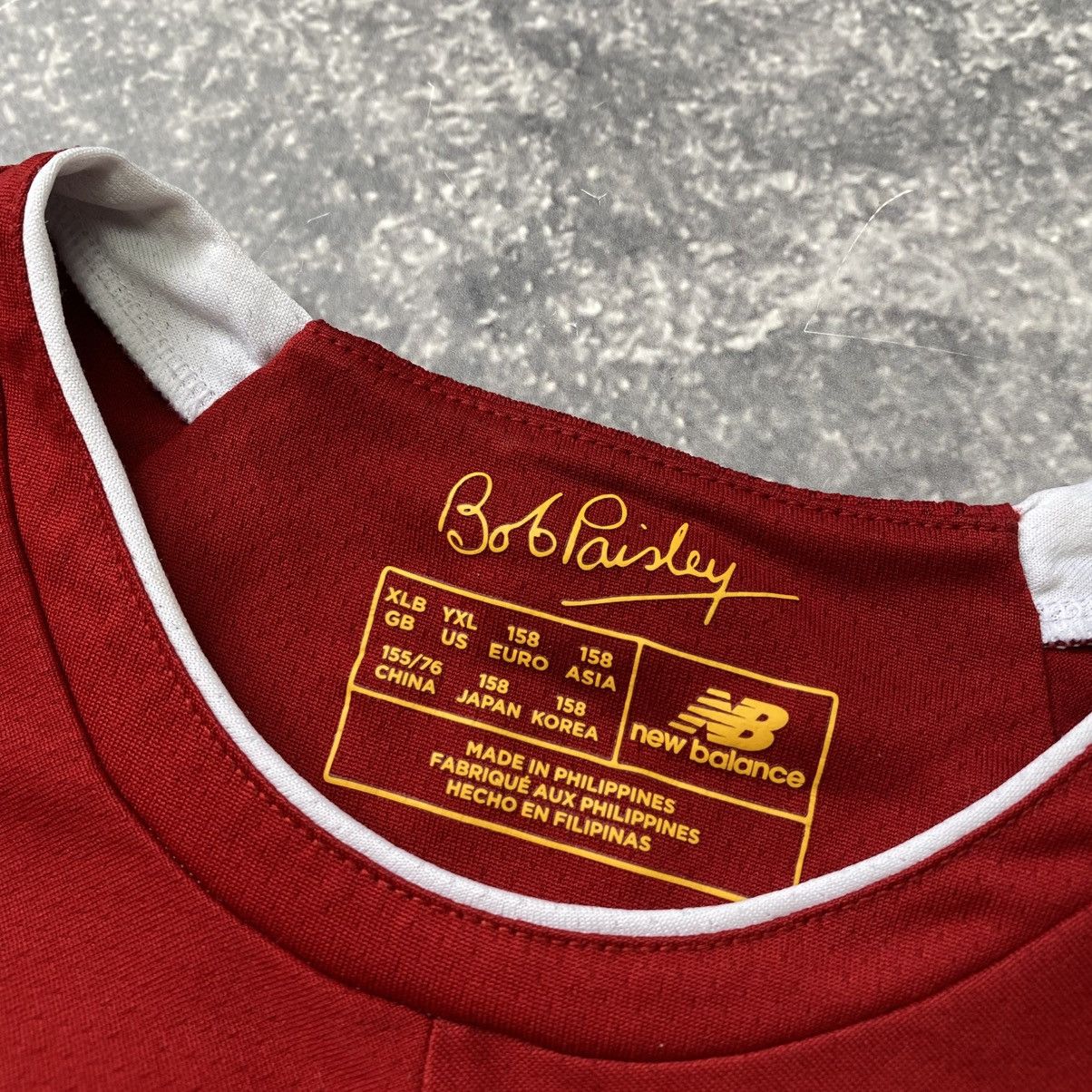 New Balance Men’s New Balance Liverpool Bob Barley soccer jersey Size US S / EU 44-46 / 1 - 4 Thumbnail