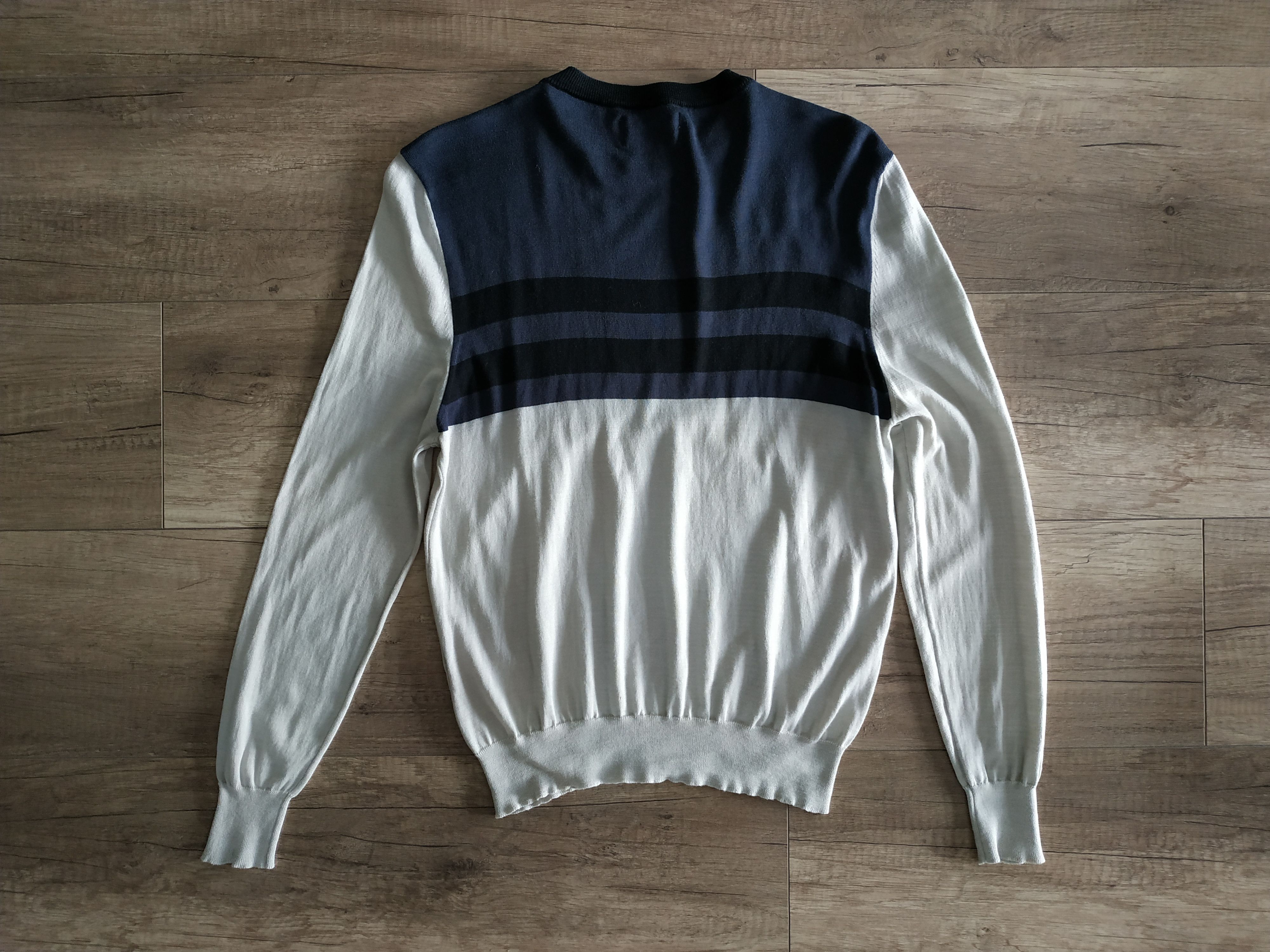 Acne Studios ACNE STUDIOS "Oval Stripe" Women's Silk Sweater, s. XS Size XS / US 0-2 / IT 36-38 - 6 Thumbnail