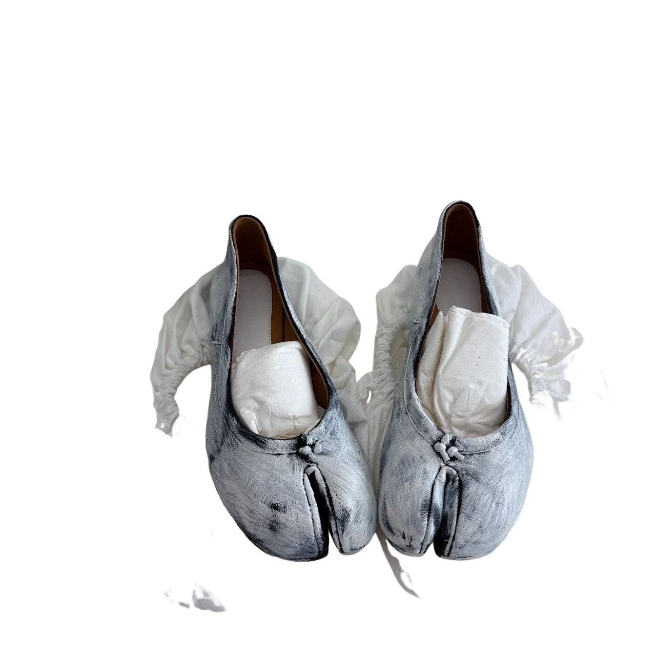 Maison Margiela Maison Margiela Painted Tabi Flats Size 35 Size US 5 / IT 35 - 1 Thumbnail