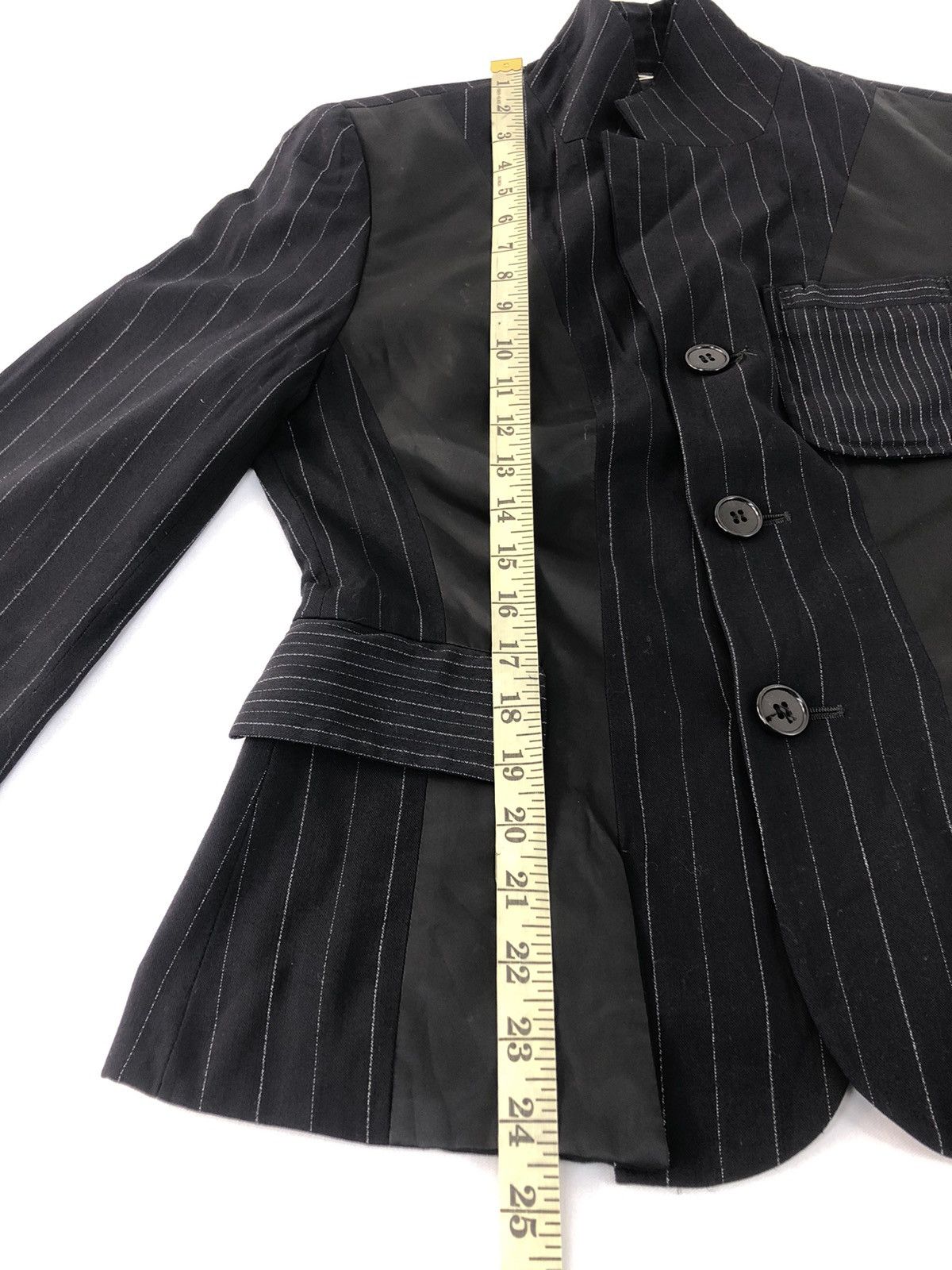 Issey Miyake × Japanese Brand Hype I.S Issey Miyake Blazer Coat Horizontal Striped Design Size M / US 6-8 / IT 42-44 - 10 Thumbnail