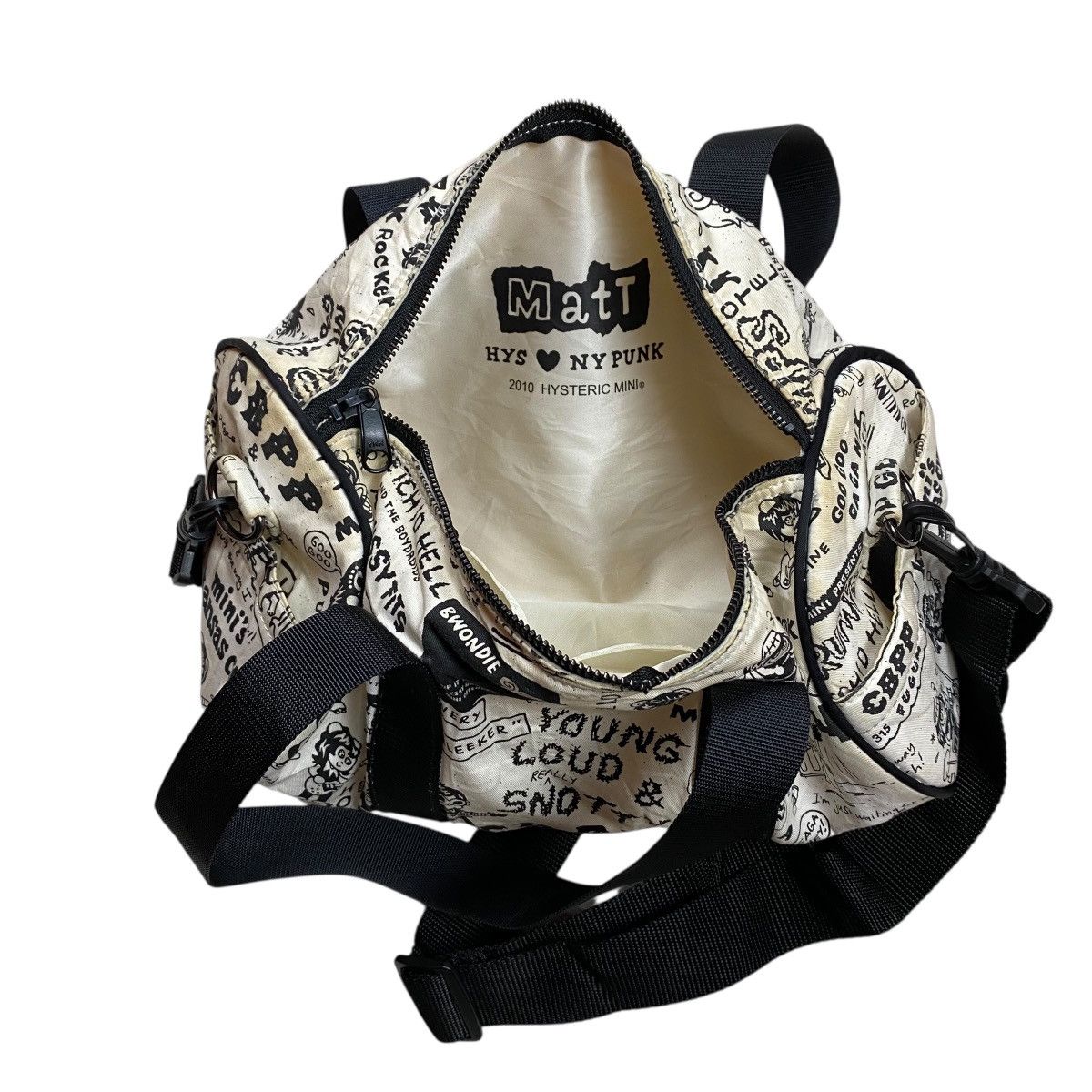 Hysteric Glamour Hysteric Glamour Matt NY PUNK Allover Duffle Sling Bag Size ONE SIZE - 9 Thumbnail