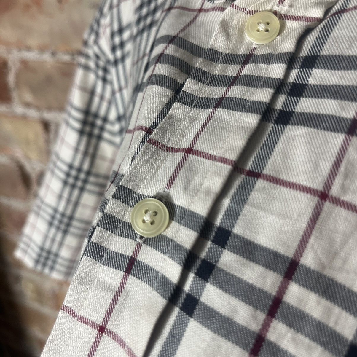 Burberry Vintage 00s Burberry London nova check shirt button up tee Size US XL / EU 56 / 4 - 13 Thumbnail