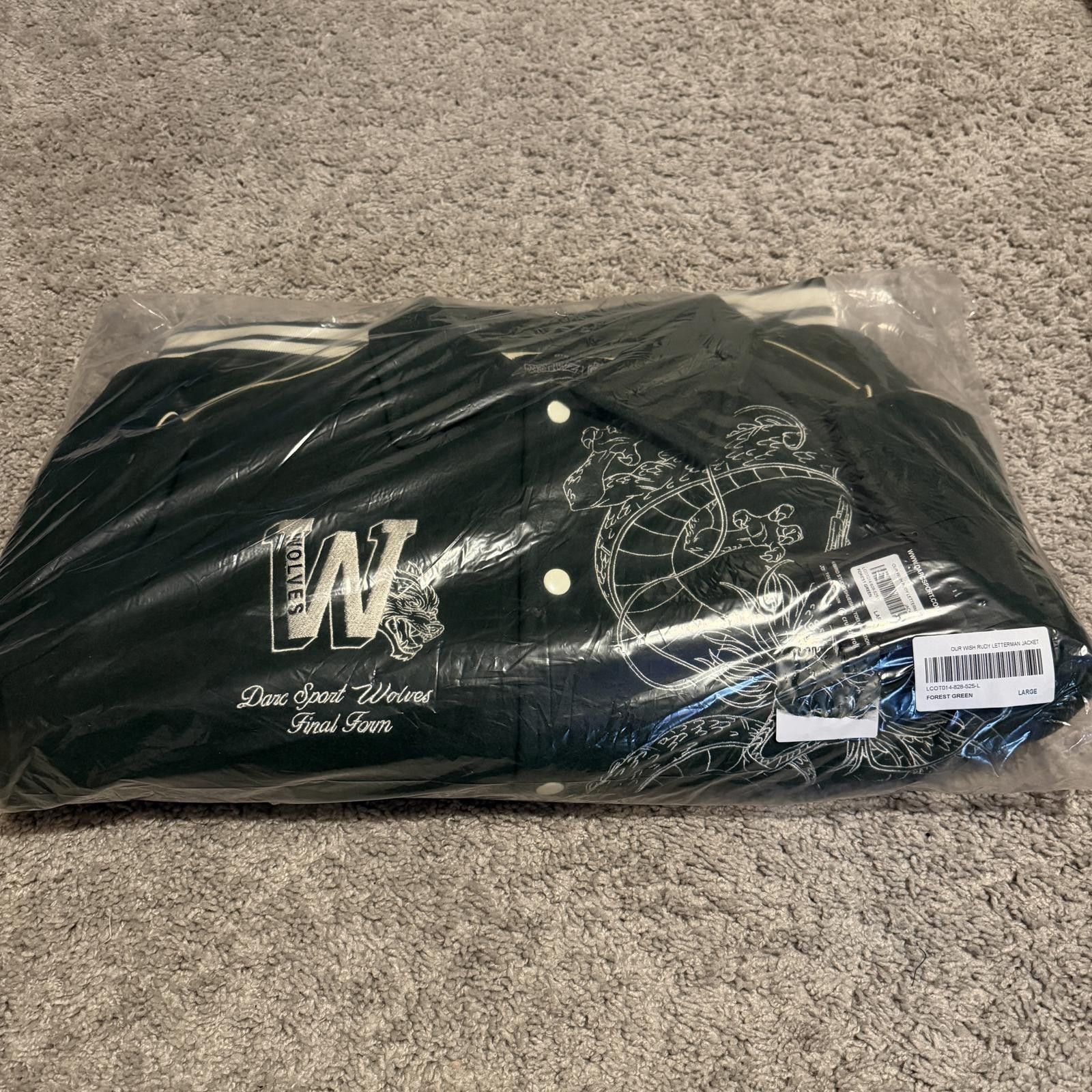 Darc Sport Darc Sport x Dragon Ball Z "Our Wish" Letterman Jacket NWT Size US L / EU 52-54 / 3 - 5 Thumbnail