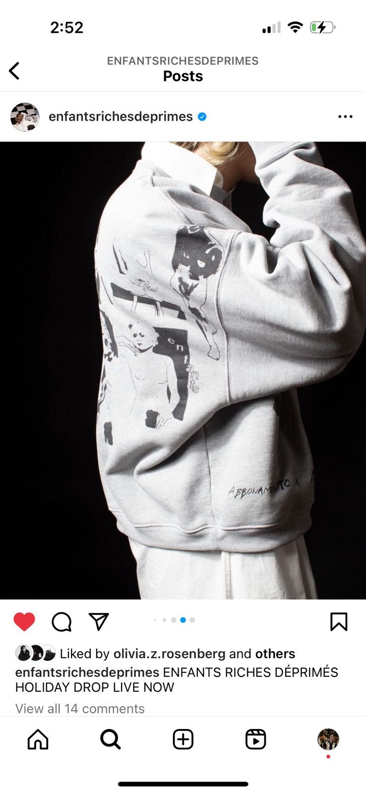 Enfants Riches Deprimes End Of Term Crewneck(RARE) Size US S / EU 44-46 / 1 - 3 Thumbnail