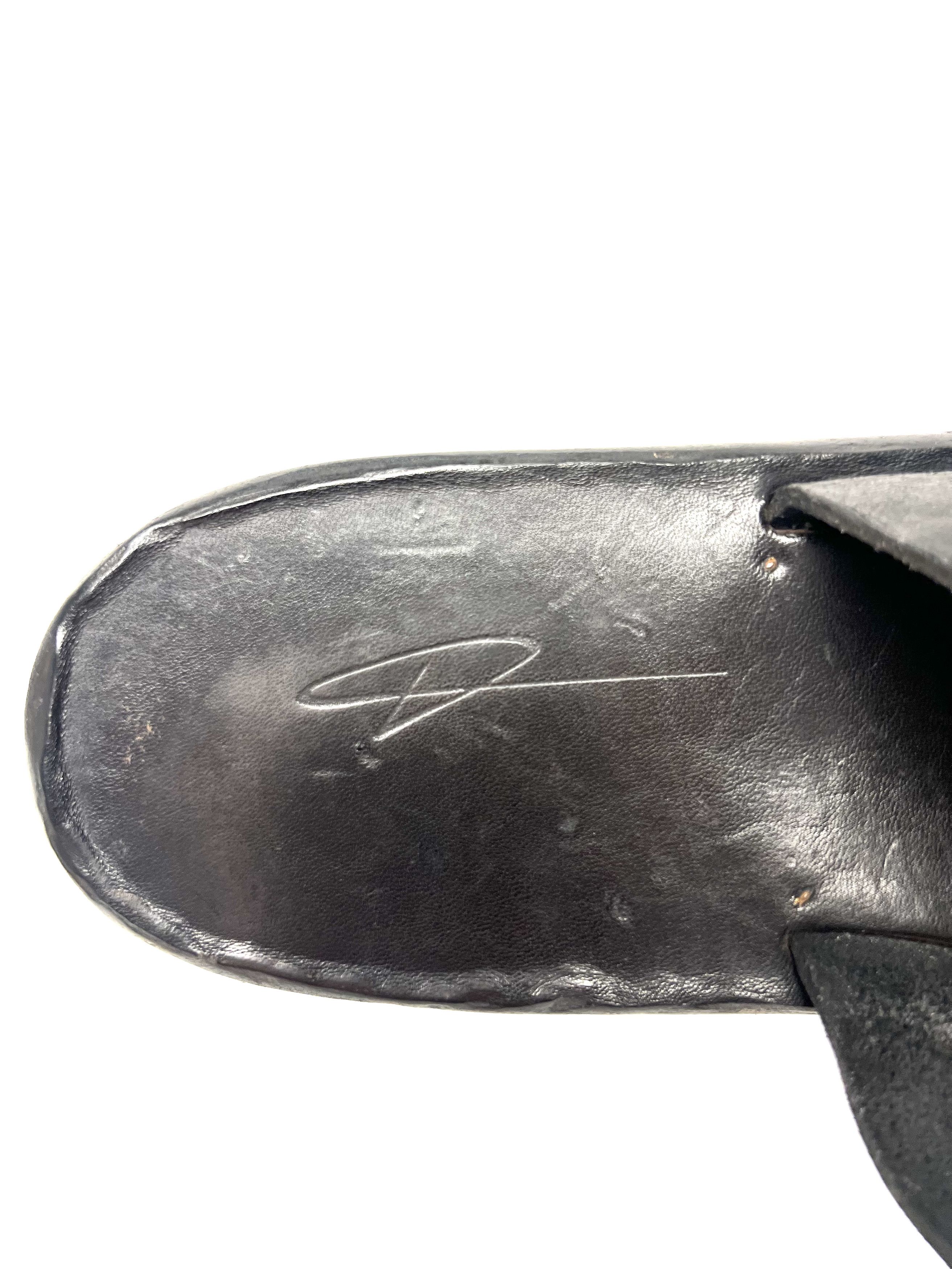 Dimissianos & Miller DIMISSIANOS & MILLER MENS LEATHER SLIDE / SLIP ON SANDALS Size US 12 / EU 45 - 20 Thumbnail