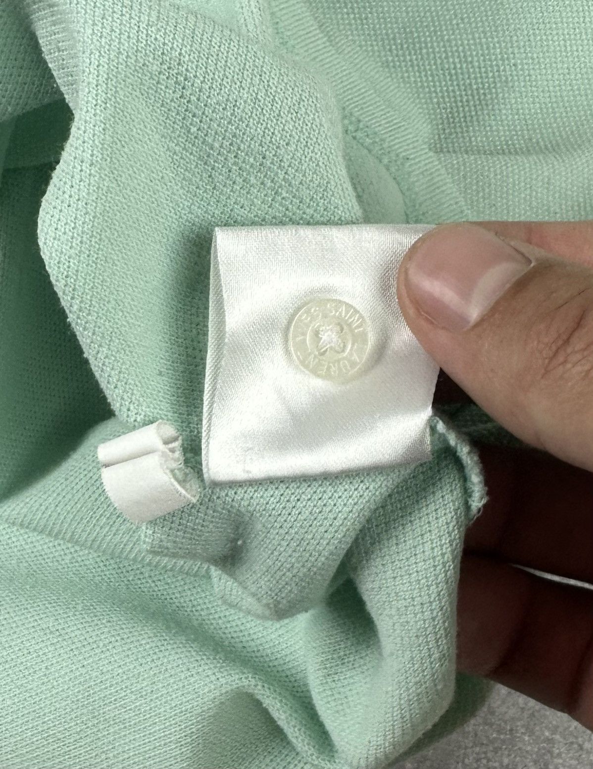 Yves Saint Laurent Yves Saint Lauren Luxury Vintage Small Logo Polo Size US XL / EU 56 / 4 - 15 Thumbnail