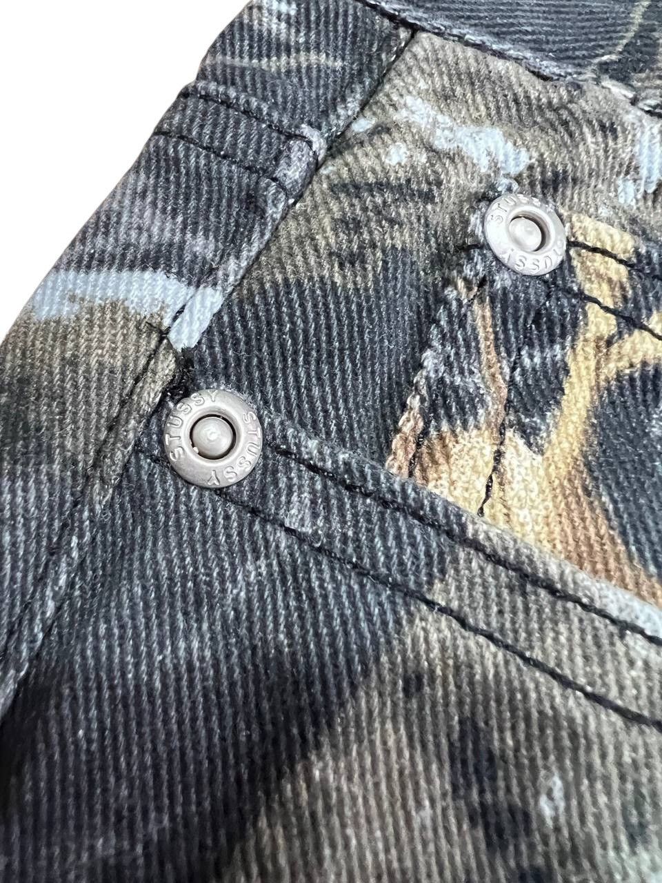 Stussy Stüssy Baggy Camo Big Ol’ Denim Shorts 32 Size US 32 / EU 48 - 4 Thumbnail