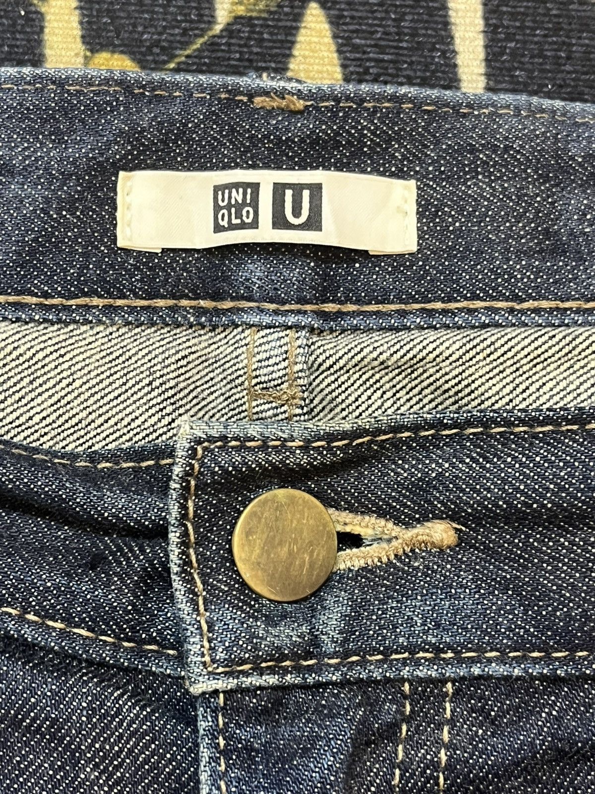 14th Addiction × Japanese Brand Vintage Uniqlo U Selvedge 5oz Denim Size US 35 - 8 Thumbnail