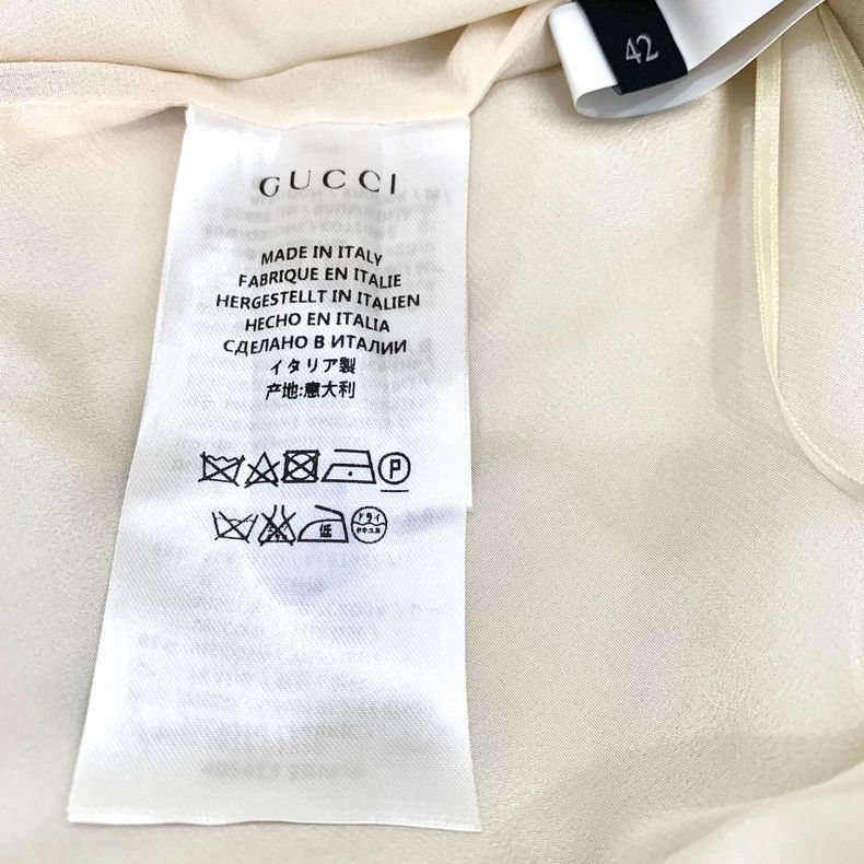 Gucci GucciBeige round-neck belt sleeveless dress Size M / US 6-8 / IT 42-44 - 6 Thumbnail