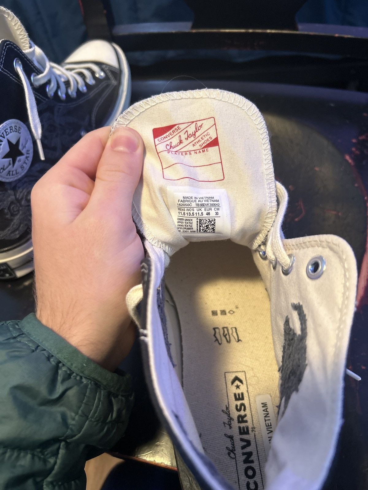 Converse Hand made Spider converse Size US 11.5 / EU 44-45 - 1 Thumbnail