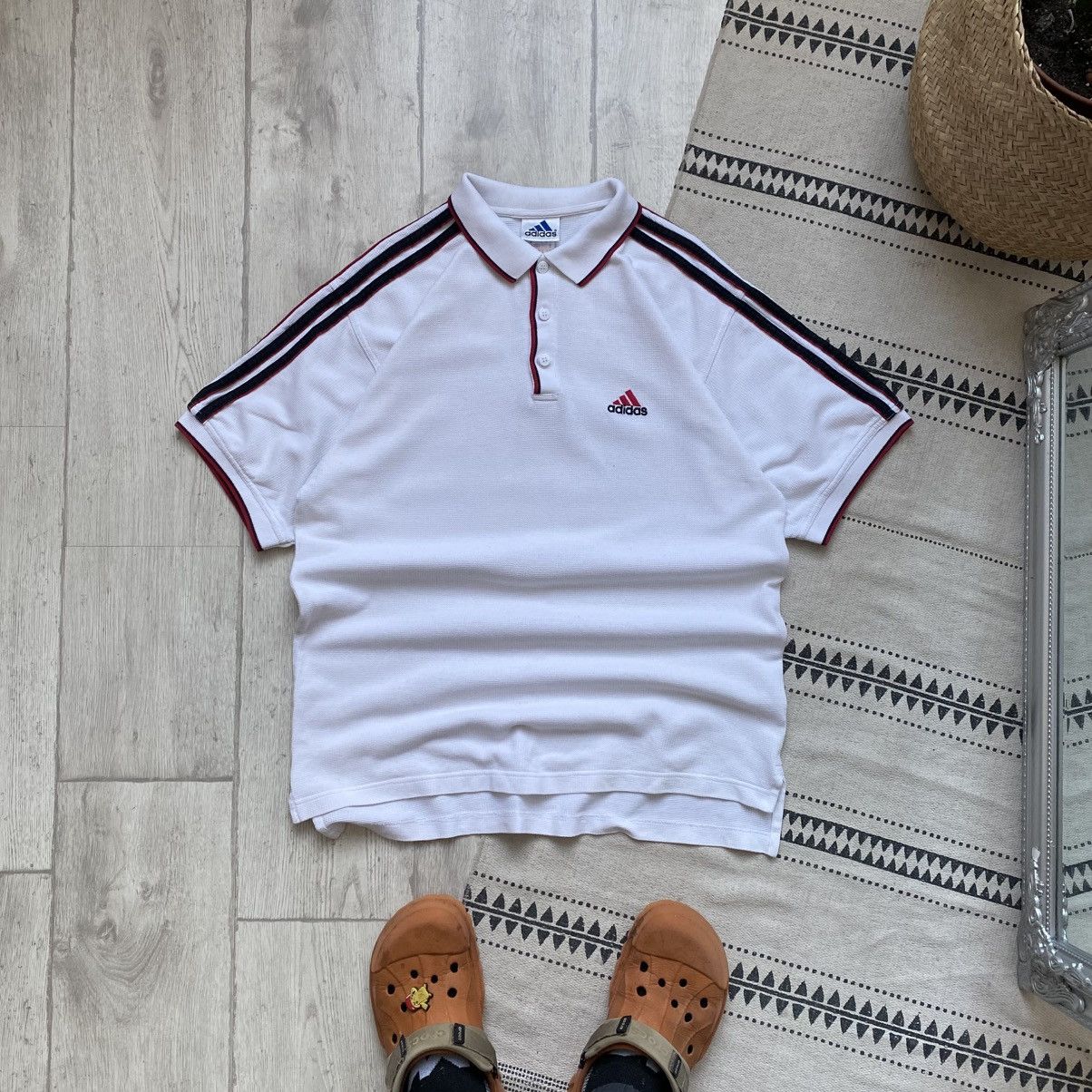 Adidas Vintage England Adidas polos tee jersey Rugby Football Team Size US M / EU 48-50 / 2 - 2 Thumbnail