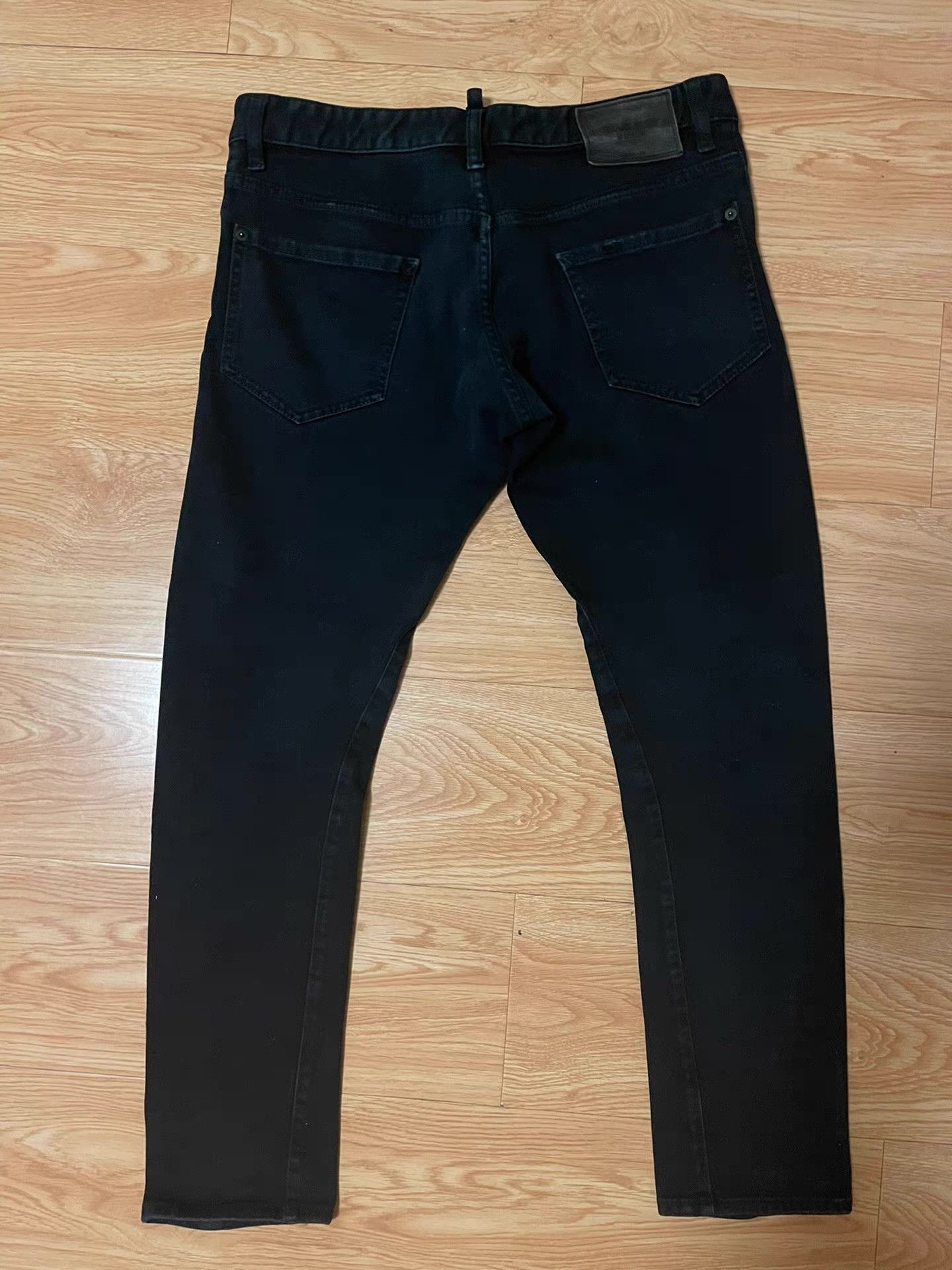 Dsquared2 DSquared2 D2 Black Stretch Casual Pants Size US 34 / EU 50 - 2 Thumbnail