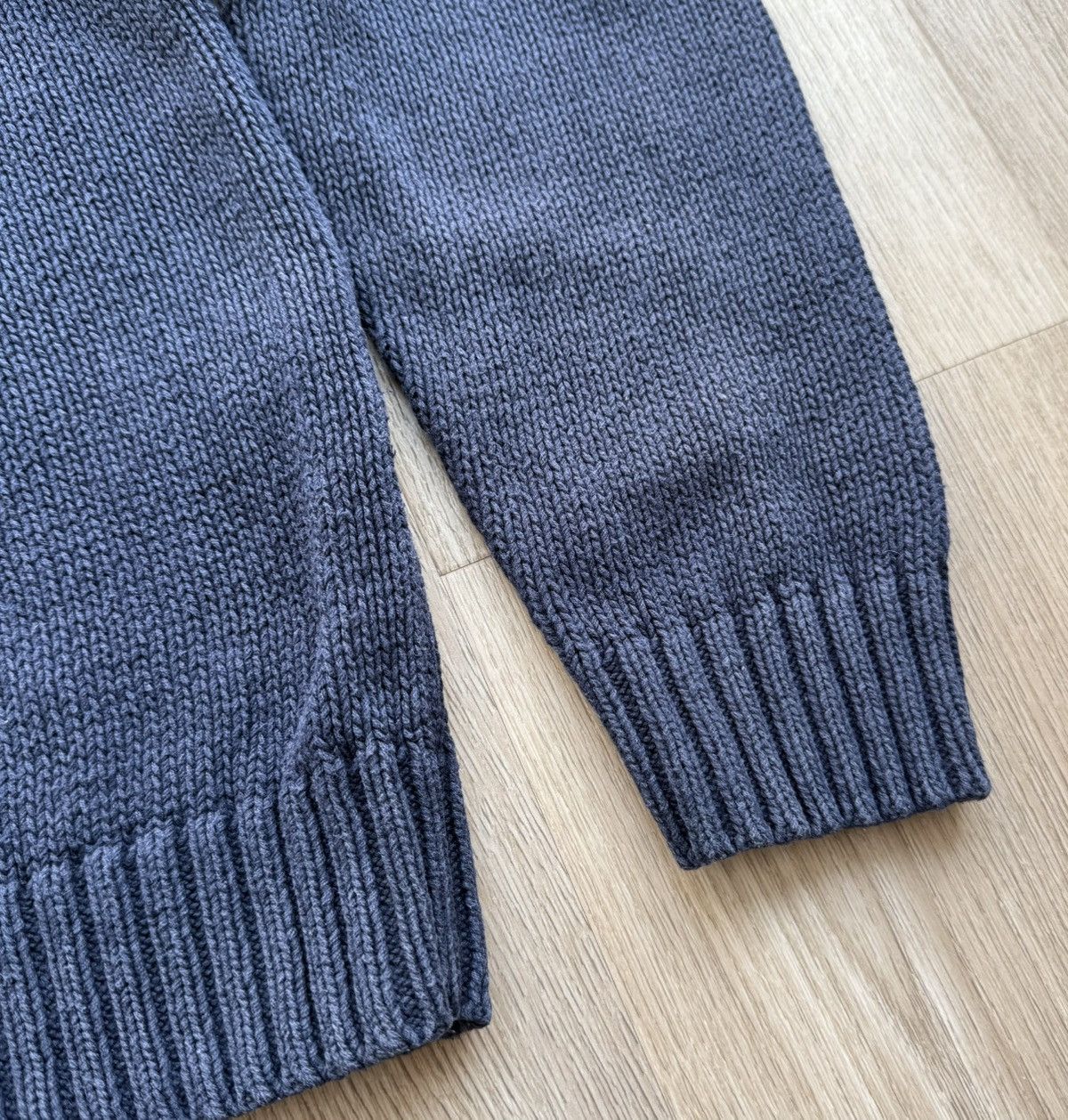 Polo Ralph Lauren Vintage Polo Ralph Lauren Navy Blue Knit Sweater Size US XL / EU 56 / 4 - 4 Thumbnail