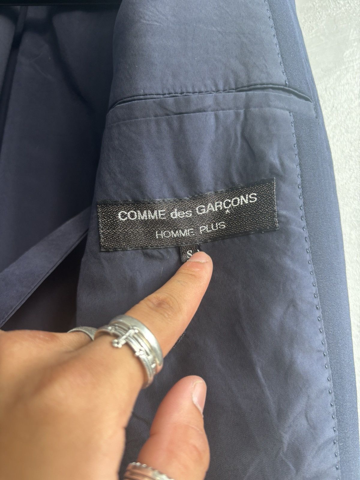 Comme des Garcons Homme Plus Comme Des Garcons Homme Plus 80s oversized wool blazer Size 48S - 14 Thumbnail
