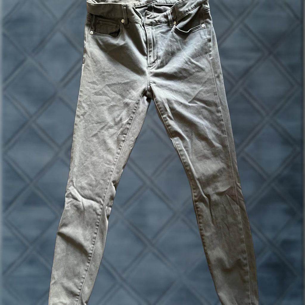 Loft Loft Jeans Womens 6/28 Flat Front Tapered Jegging Legging Style Gray" Size 28" / US 6 / IT 42 - 1 Thumbnail