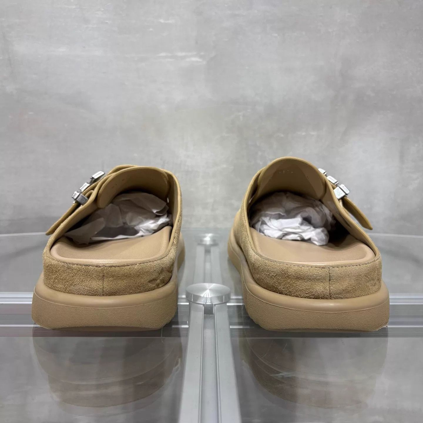 Louis Vuitton LV Birkenstock Brown UK10 (44) Size US 11 / EU 44 - 6 Thumbnail