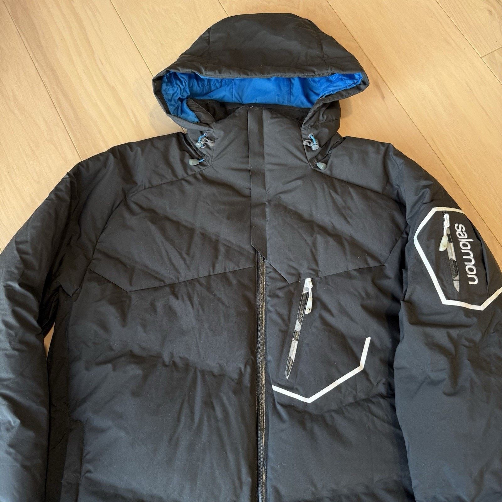 Salomon Salomon Clima Pro Storm Jacket Black Full Zip Puffer Winter Size US XL / EU 56 / 4 - 4 Thumbnail