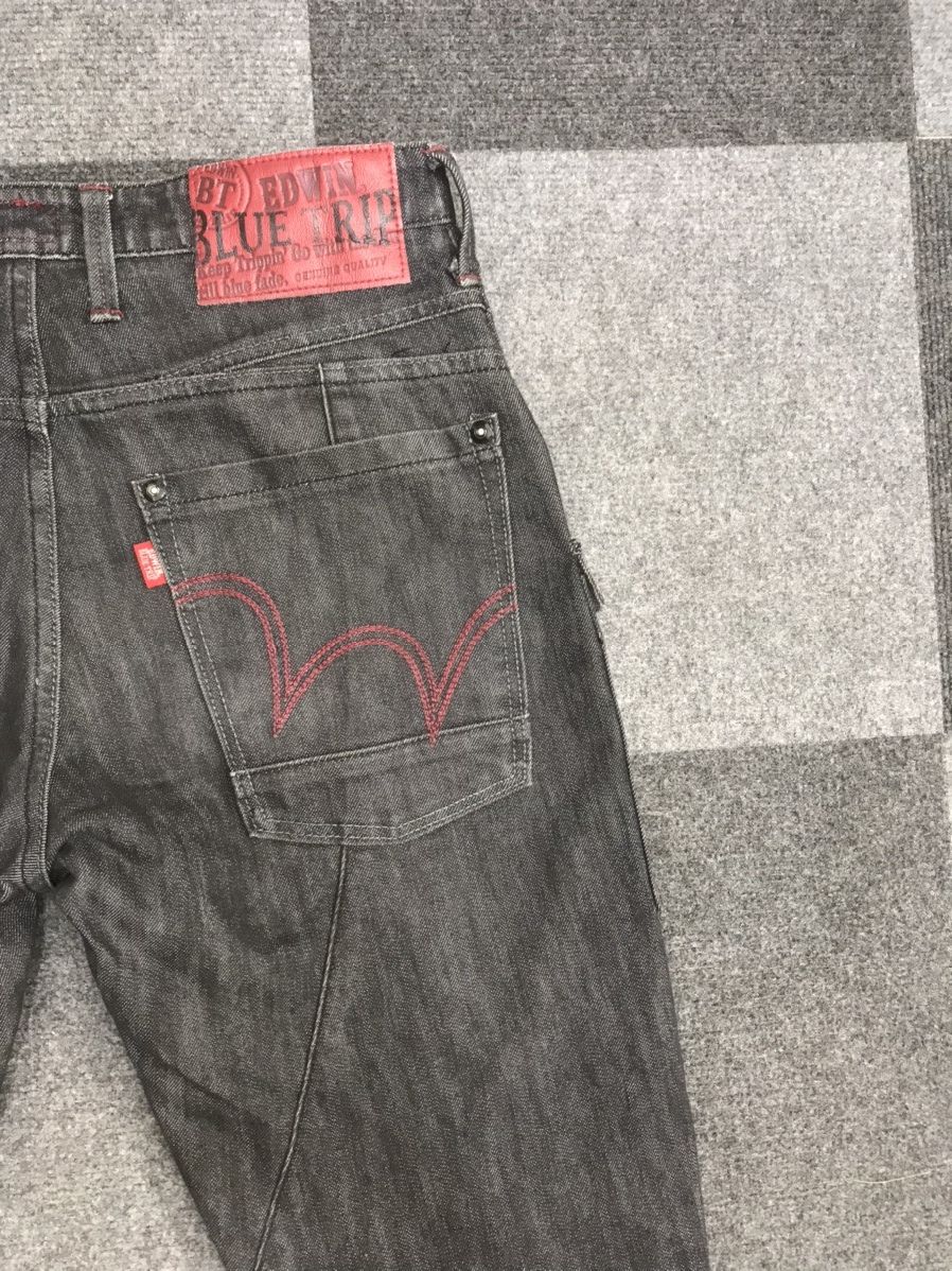 Edwin EDWIN BLUE TRIP 3D Design Curved Legs Multipockets Jeans Size US 31 - 13 Thumbnail