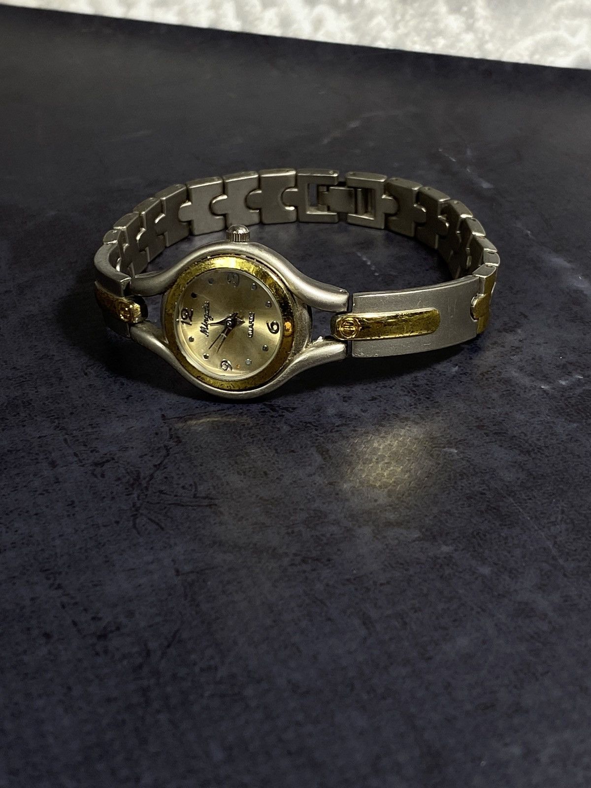 Vintage Two-Tone Petite Watch, Quartz Movement