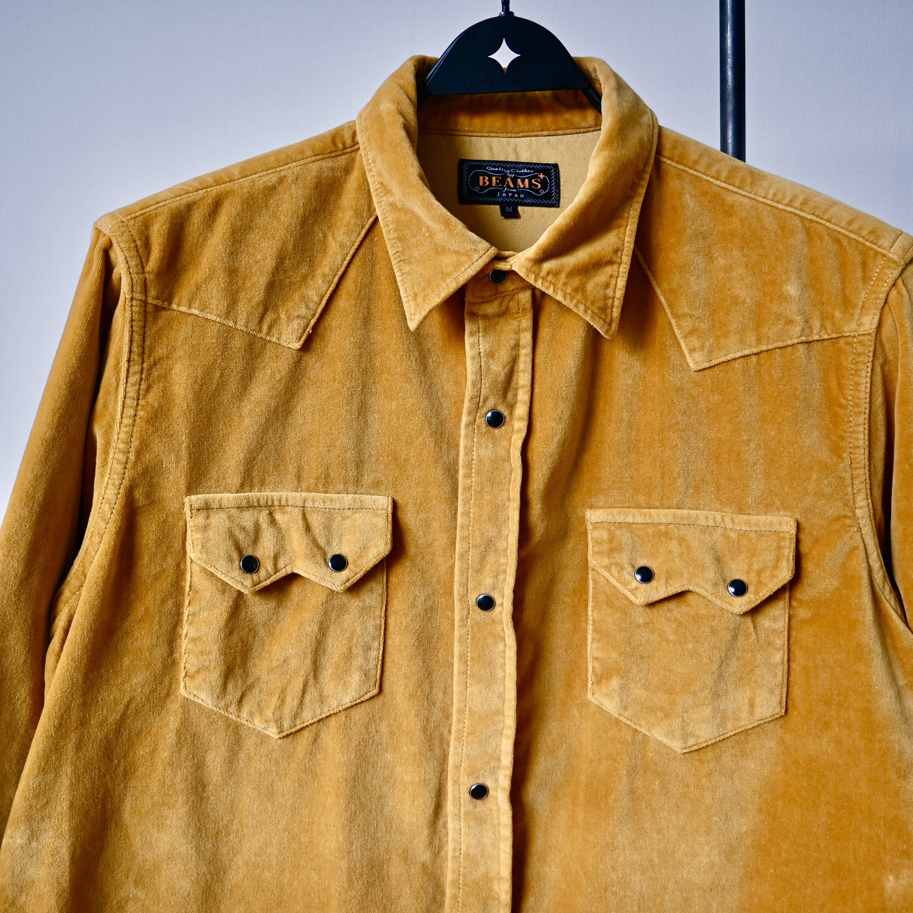 Beams Plus BEAMS Plus cotton velveteen western shirt, full pearl snap Size US M / EU 48-50 / 2 - 7 Thumbnail