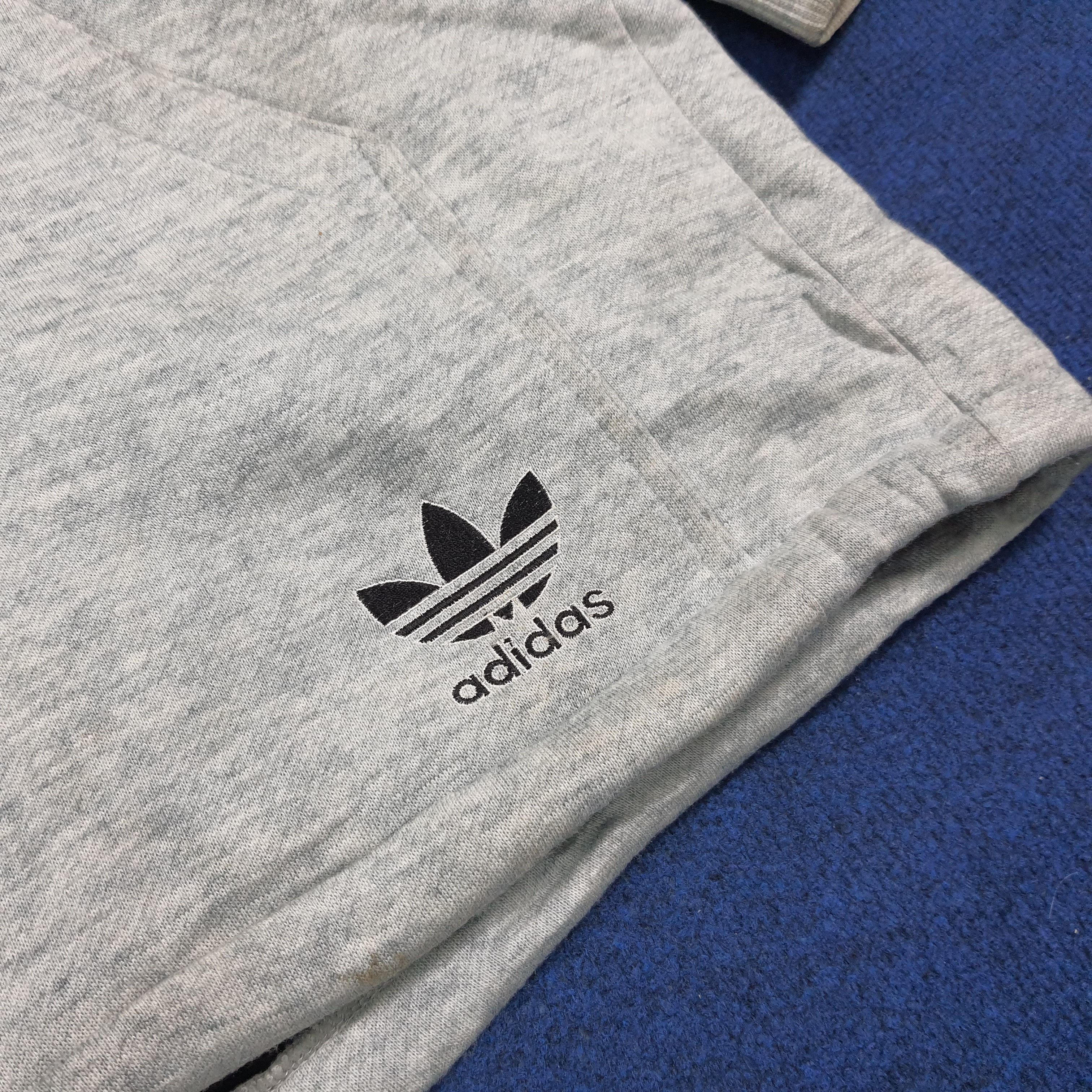 Adidas Vintage Rare 90s Adidas Big Logo Hoodie Adidas Zipper C282N9 Size US XL / EU 56 / 4 - 3 Thumbnail