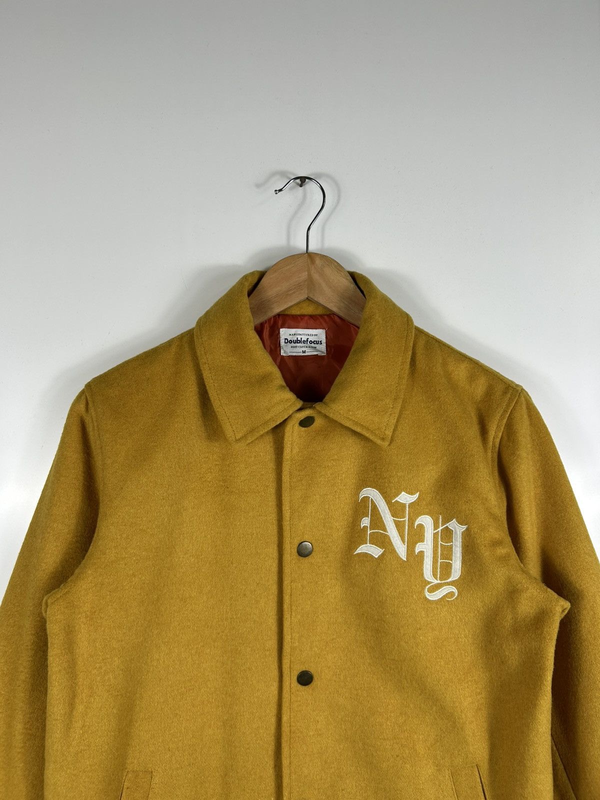 Japanese Brand × Vintage ⚡️Vintage Double Focus Wool Snap Button Coach Jacket Size US M / EU 48-50 / 2 - 4 Thumbnail