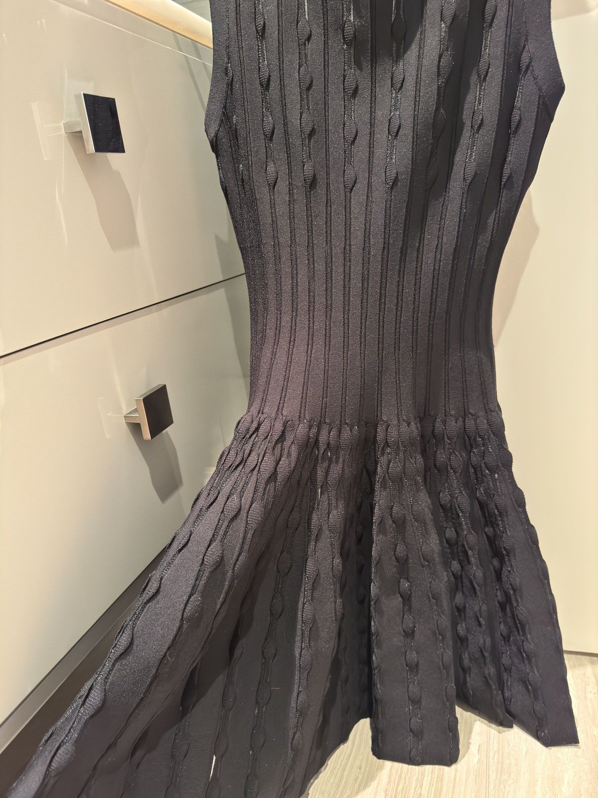 Alaia Alaïa Classic Black A-Line Dress Size S / US 4 / IT 40 - 4 Thumbnail