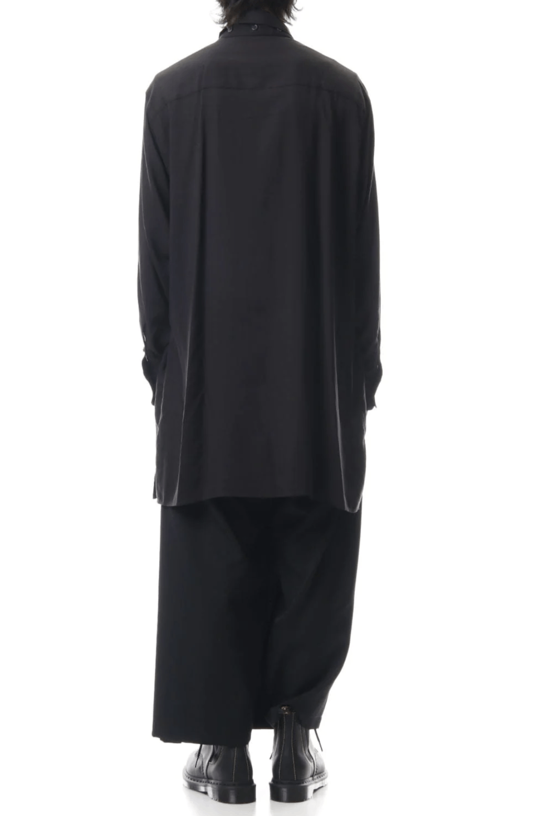 Yohji Yamamoto Pour Homme- W/Gabardine Slim Wrap Pants