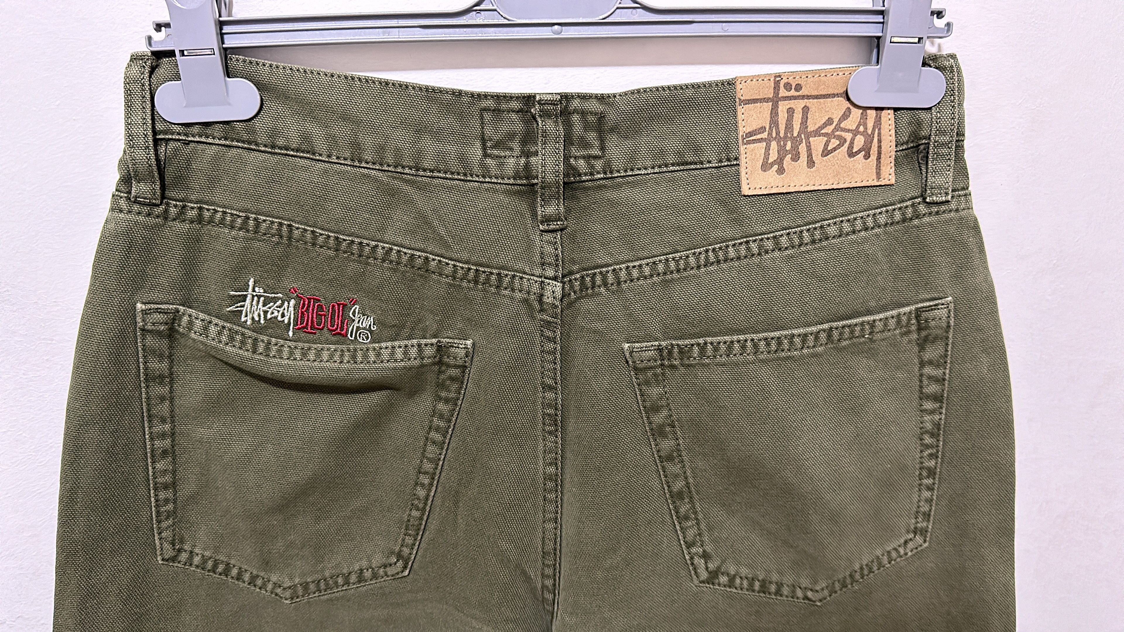Stussy Stussy Big Ol Jean Olive Drab Size 30 Size US 30 / EU 46 - 4 Thumbnail