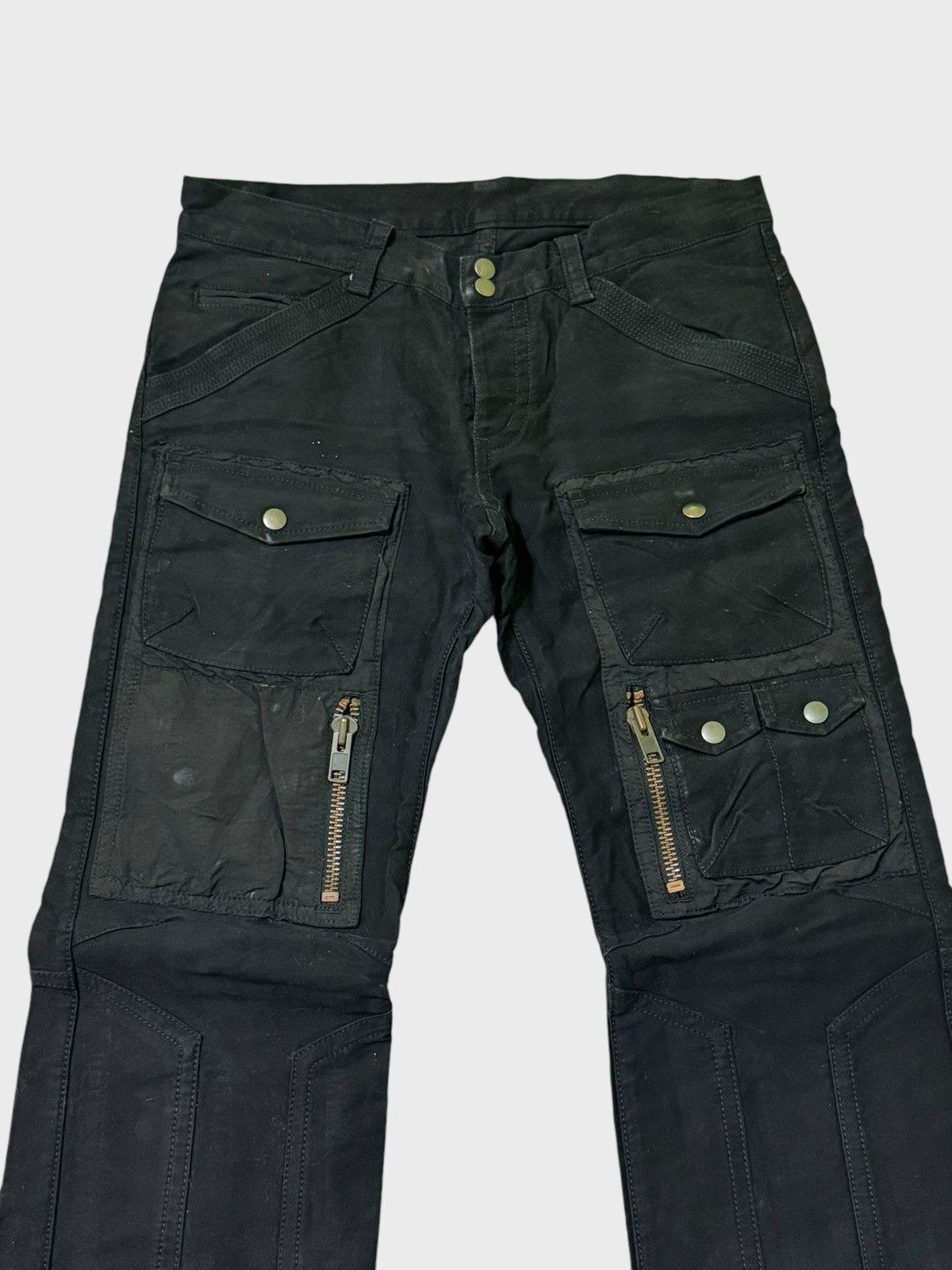 Comme Ca Ism KENJI ITO Comme Ca Multi Pocket Cargo Zipper Low Rise Pants Size US 30 / EU 46 - 3 Thumbnail
