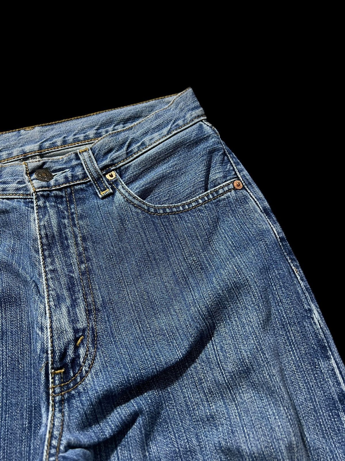 If Six Was Nine × Levi's 💥Baggy💥Vintage 90’s Levis 512 Washed Jeans Very Rare Size US 28 / EU 44 - 6 Thumbnail