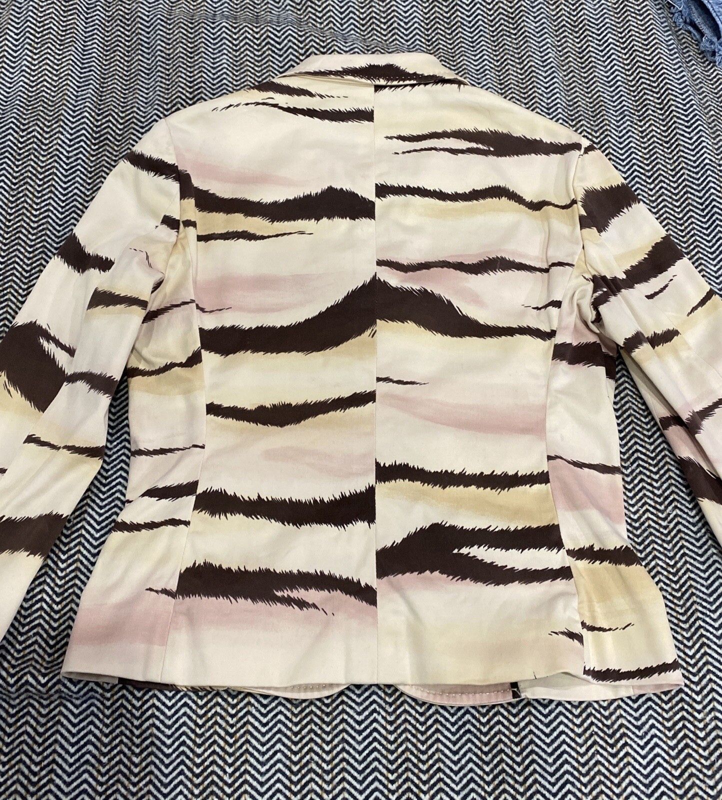 Moschino vintage 2000s Moschino Cheap and Chic Y2k Print Blazer Size S / US 4 / IT 40 - 15 Thumbnail