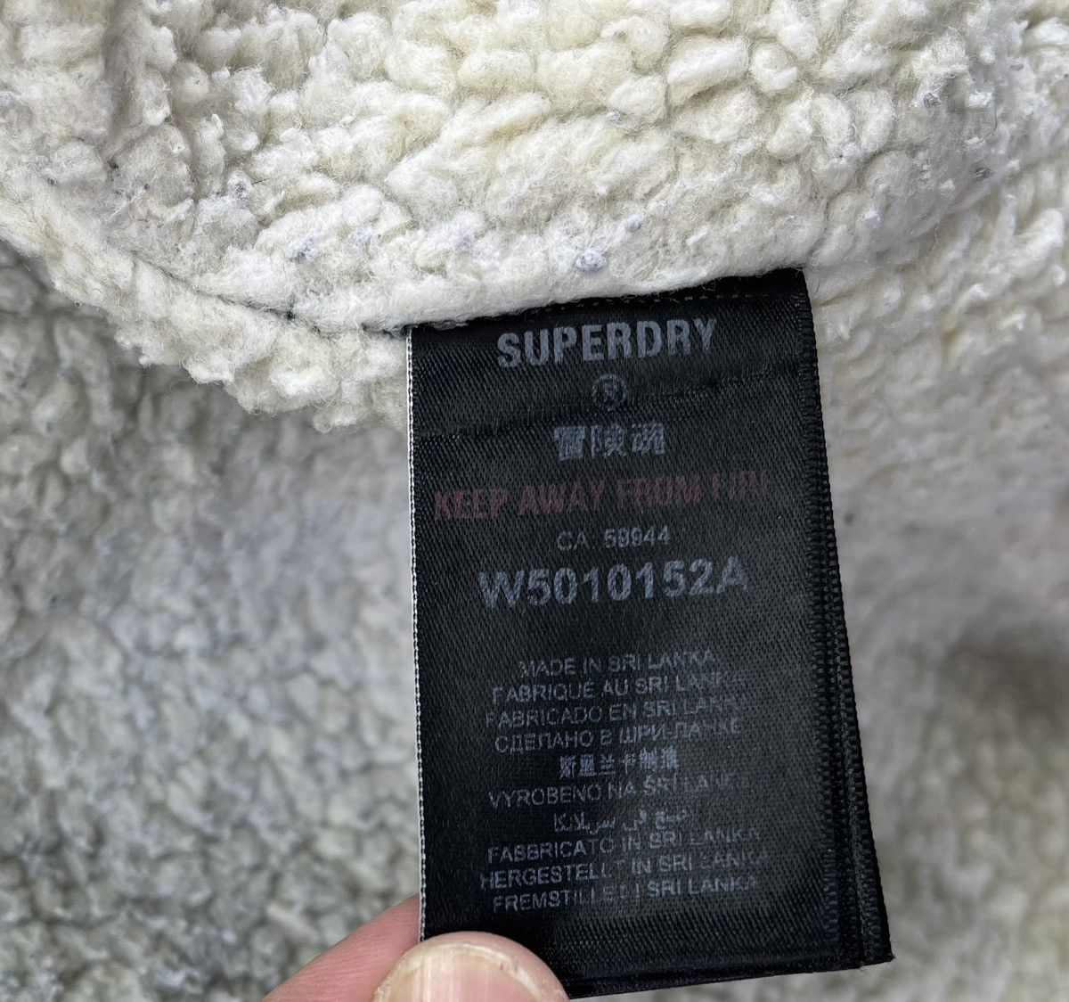Superdry Vintage Superdry Fur Hoodie Trashed Punk Jacket Size S / US 4 / IT 40 - 7 Thumbnail