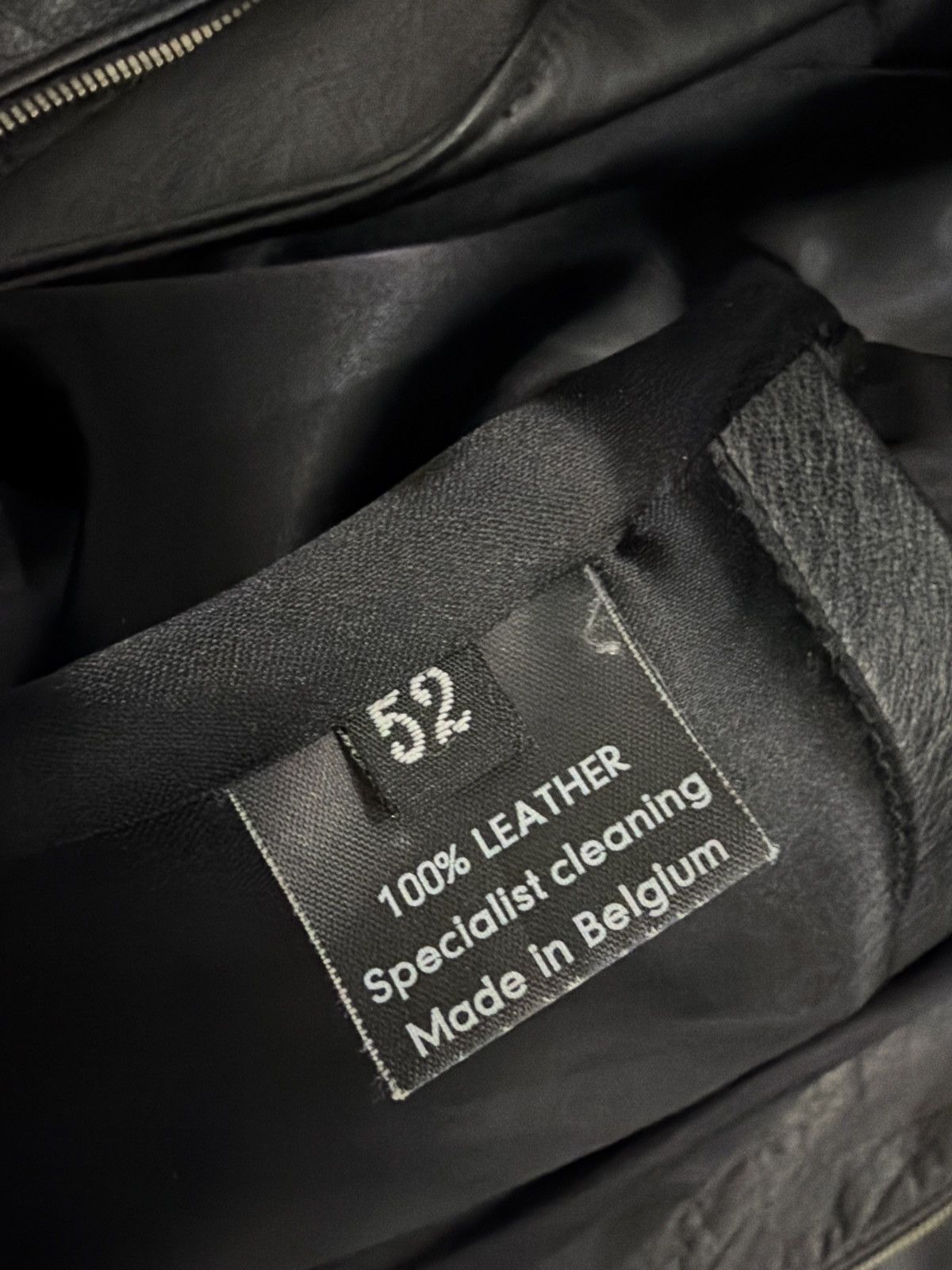 Raf Simons A/W 1998-99 RAF SIMONS ‘JOY DIVISION BLANK’ LEATHER JACKET Size US L / EU 52-54 / 3 - 5 Thumbnail