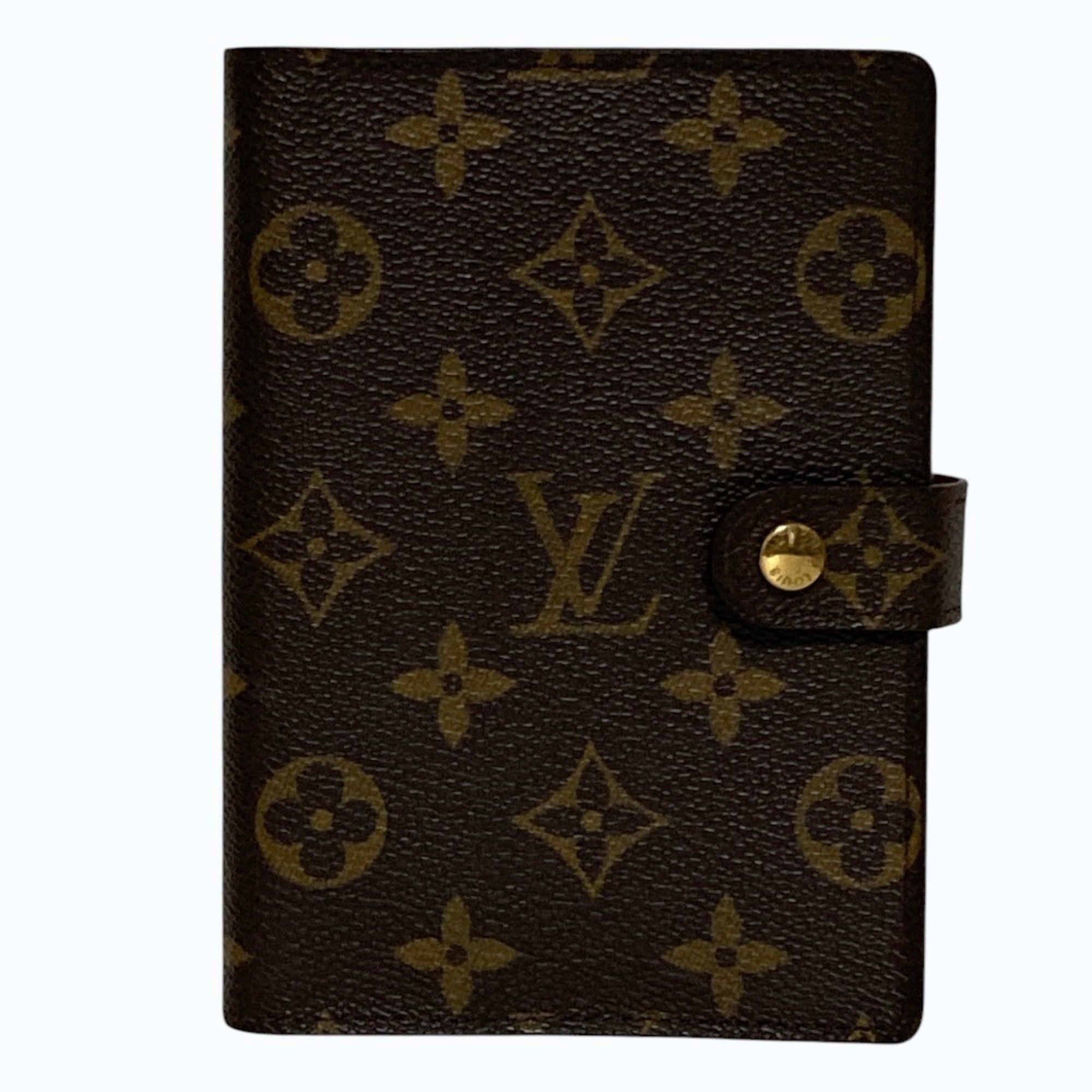 Louis Vuitton LOUIS VUITTON Agenda PM Monogram Notebook Cover R20005 Brown Women's Size ONE SIZE - 1 Thumbnail