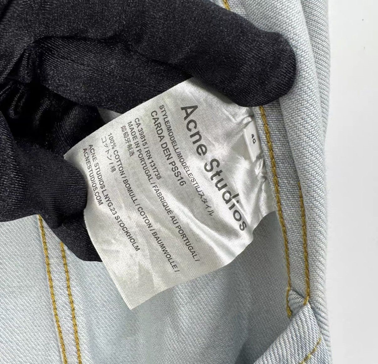 Acne Studios Acne Studios Sleeveless Irregular Denim Coat J42 Size M / US 6-8 / IT 42-44 - 5 Thumbnail