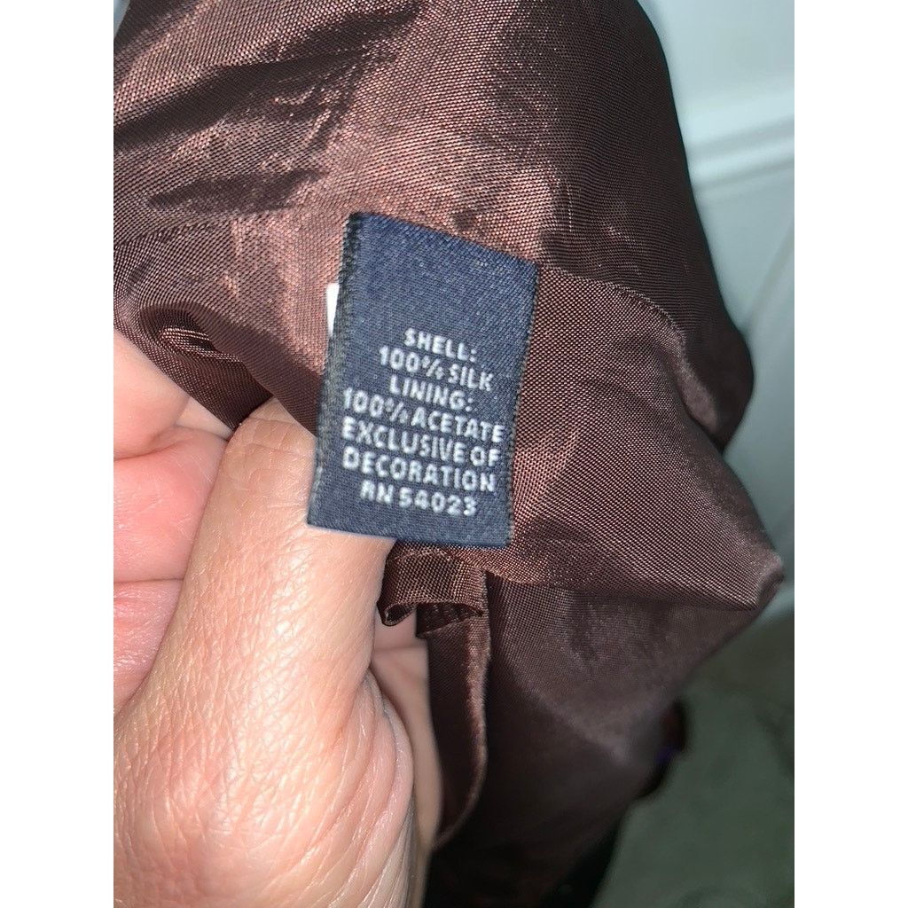 Banana Republic Banana Republic Women's Silk Skirt Brown Size 2 Casual Size 26" / US 2 / IT 38 - 5 Thumbnail