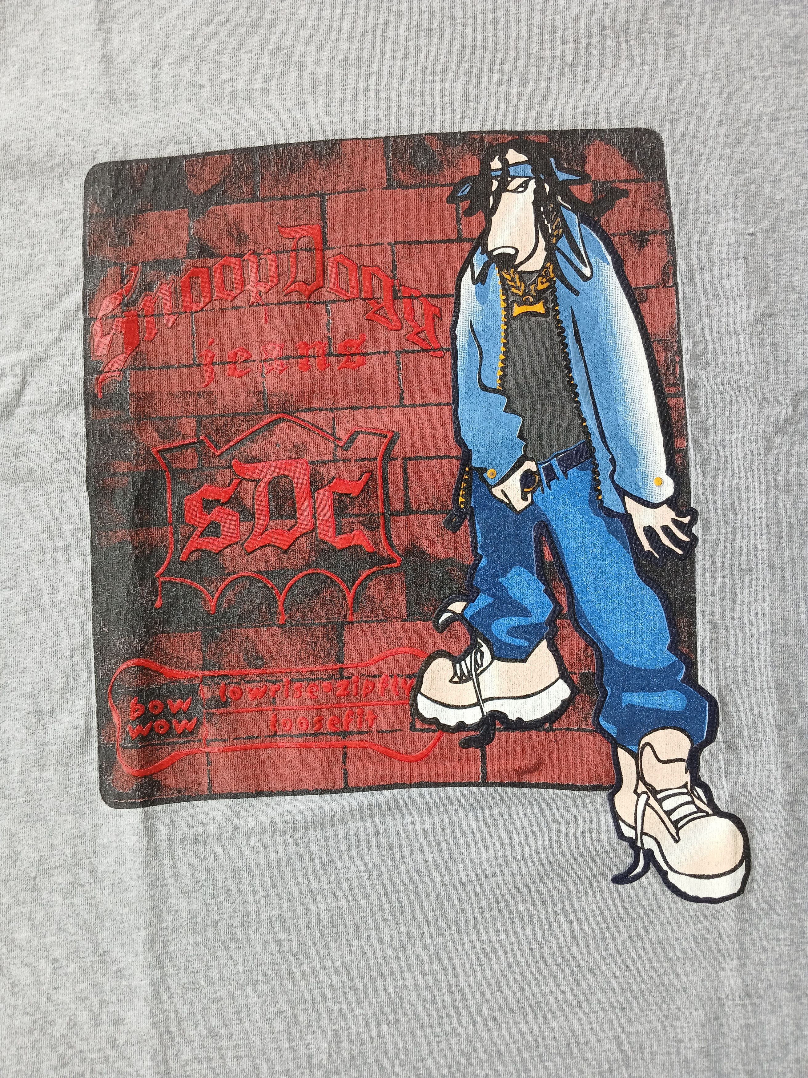 Snoop Dogg × Vintage Vintage Snoop Doggy Dog Jeans Clothing Company Tshirt Size US XL / EU 56 / 4 - 4 Thumbnail