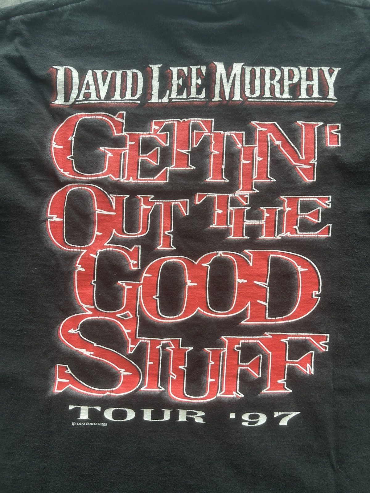 Fruit Of The Loom × Vintage Vintage 90s David Lee Murphy Tour Tee 1997 Size US M / EU 48-50 / 2 - 8 Thumbnail