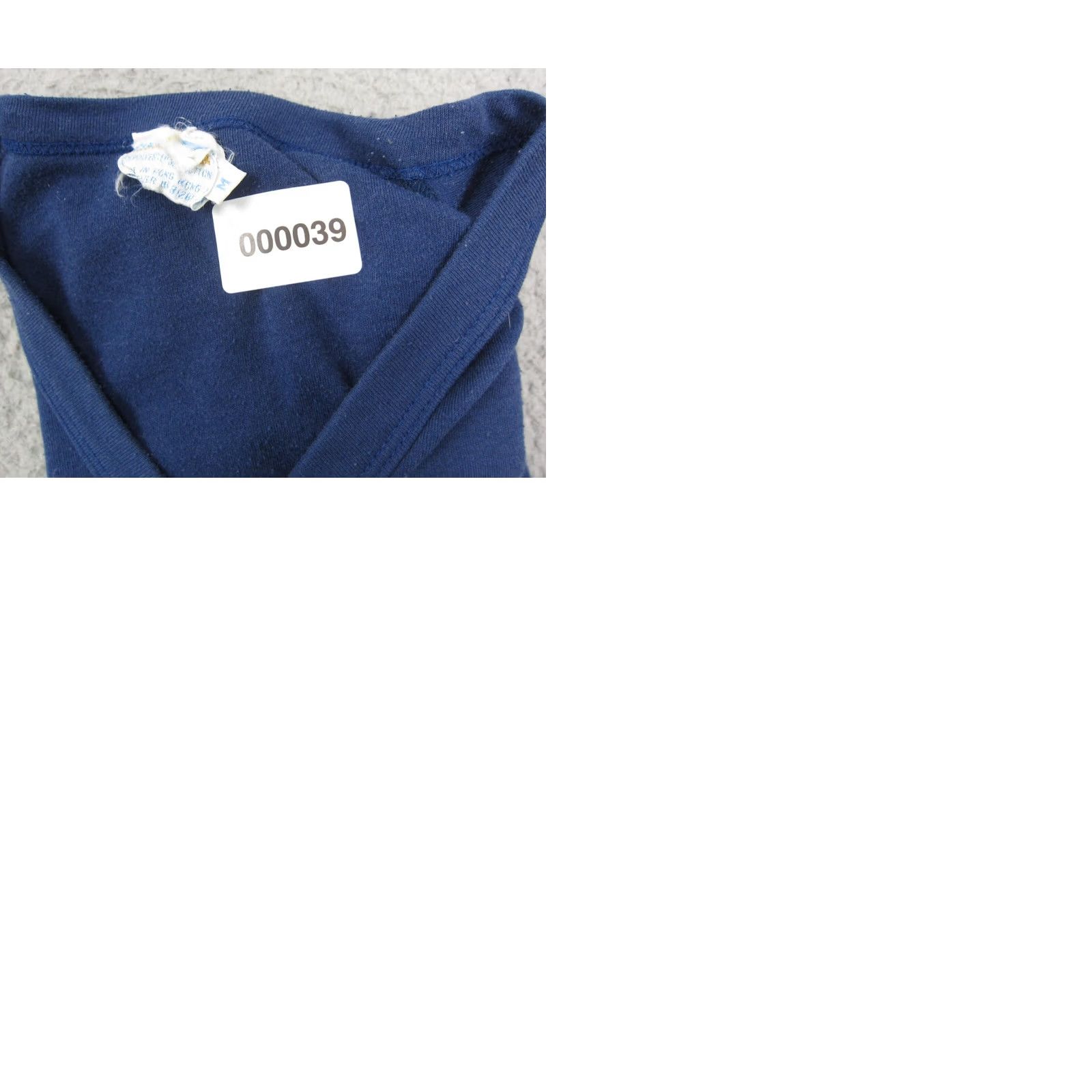 Vintage Astorone Shirt Womens M Blue T-Shirt V-Neck Roll Tab Sleeve Vintage 3/4 Sleeve Casual Basic Classic Preppy Size M / US 6-8 / IT 42-44 - 9 Thumbnail