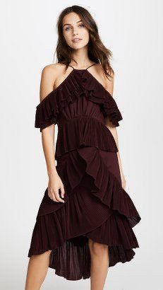 Acler Acler Off the Shoulders Midi Length Dress Size L / US 10 / IT 46 - 1 Thumbnail