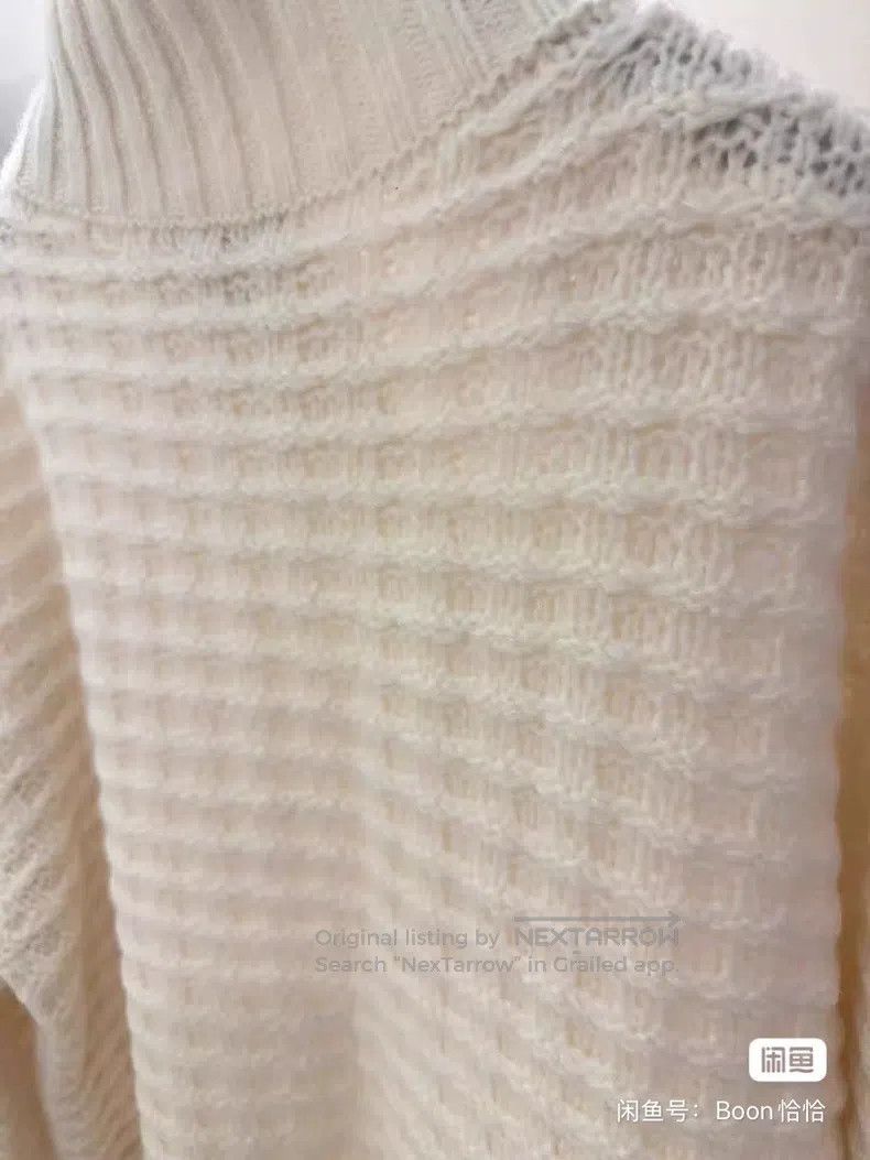 Loro Piana LORO PIANA Knitted sweater in high collar Size L / US 10 / IT 46 - 6 Thumbnail