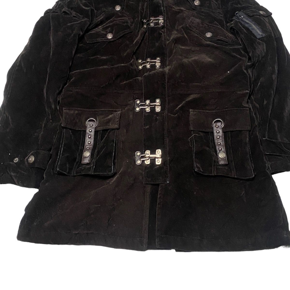 If Six Was Nine 2000's In The Attic Bondage Chain Fur Jacket Size US M / EU 48-50 / 2 - 6 Thumbnail
