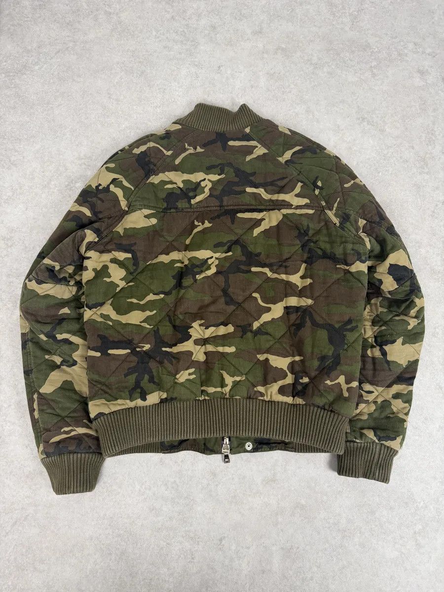 Balmain FW2017 Balmain Camo Military Green Bomber Jacket Size US M / EU 48-50 / 2 - 2 Thumbnail