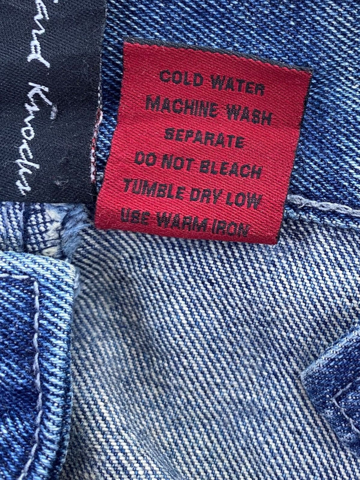 Japanese Brand Japanese Brand Acid Blue Wash Style Baggy Jeans Size US 32 / EU 48 - 11 Thumbnail