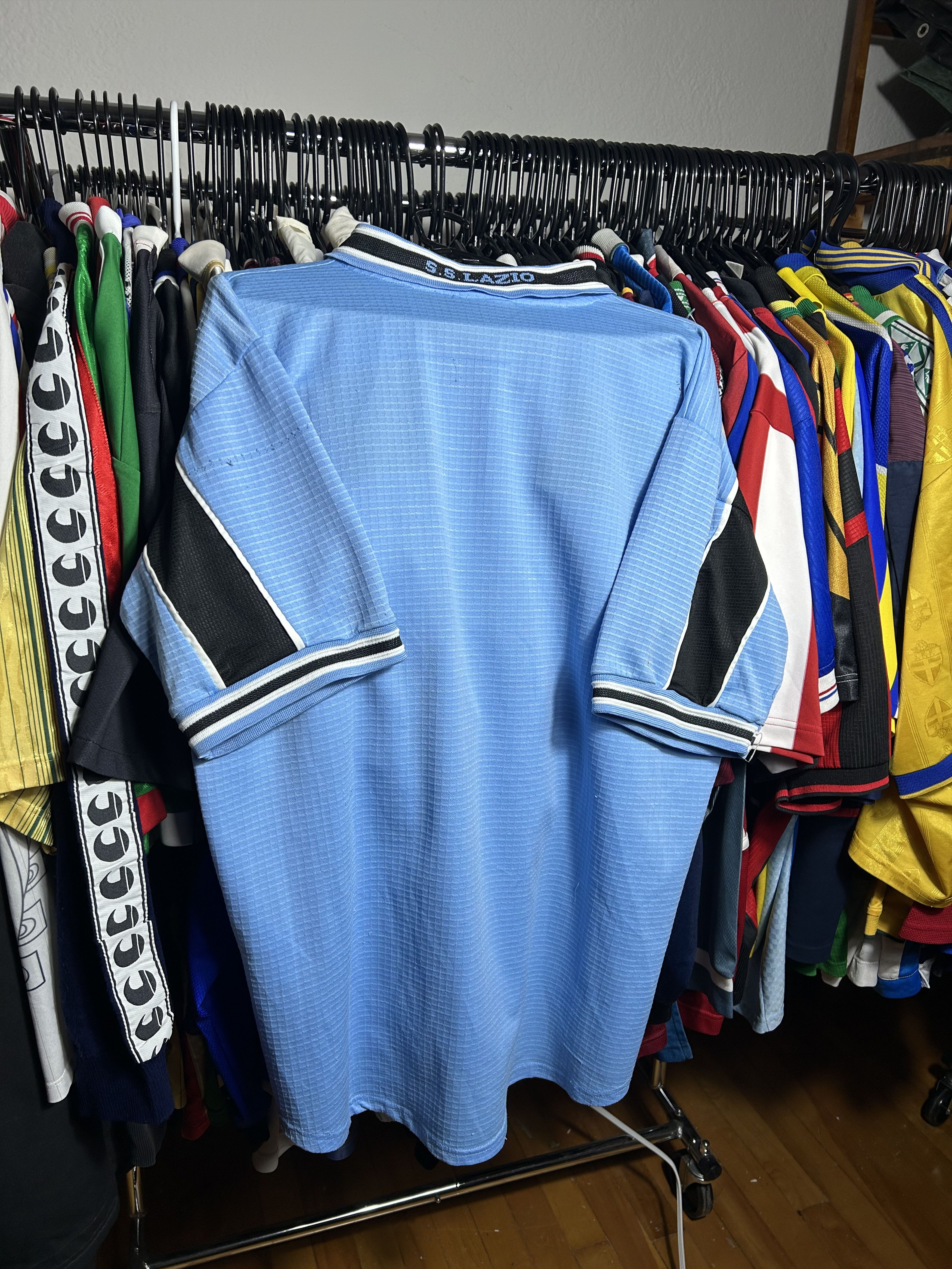 Puma SS Lazio 1998/00 Home Jersey Size US M / EU 48-50 / 2 - 2 Thumbnail