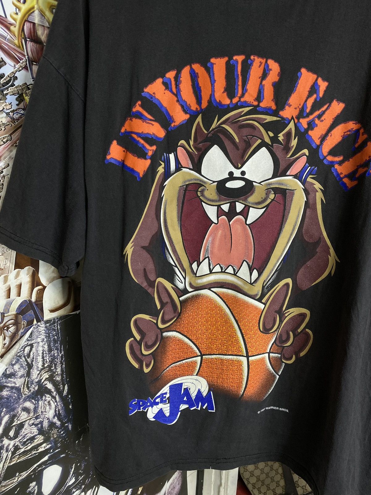 Other Vintage 90’s Looney Tunes Space Jam Movie Tee Shirt Large Size US L / EU 52-54 / 3 - 2 Thumbnail